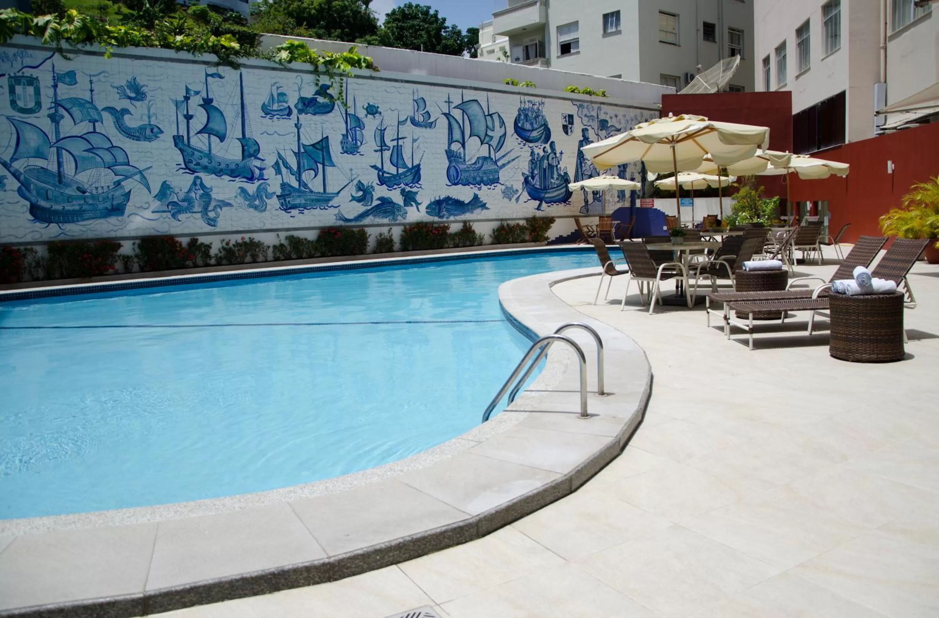 Swimming pool in Grande Hotel da Barra