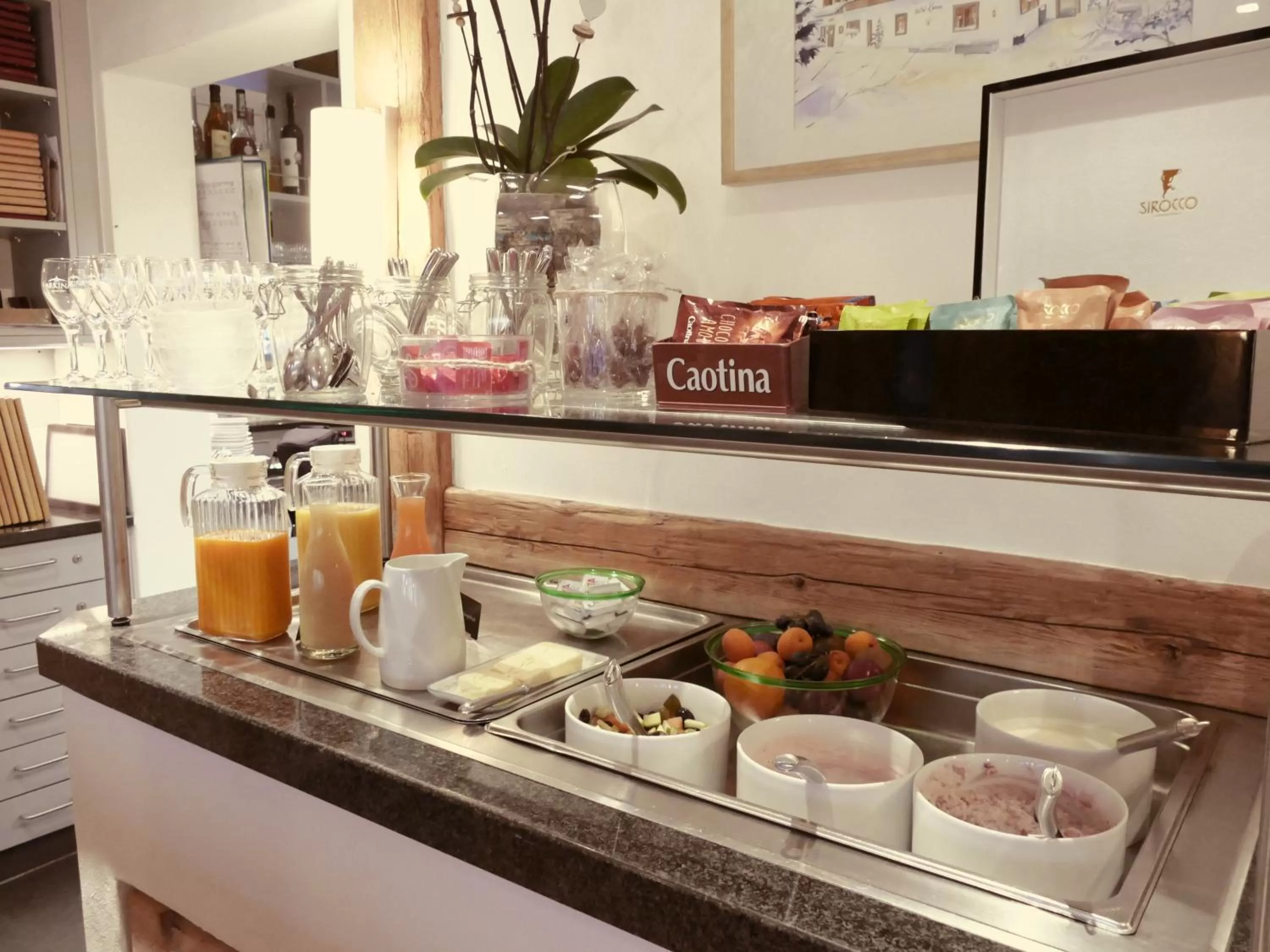 Buffet breakfast in Hotel Kernen