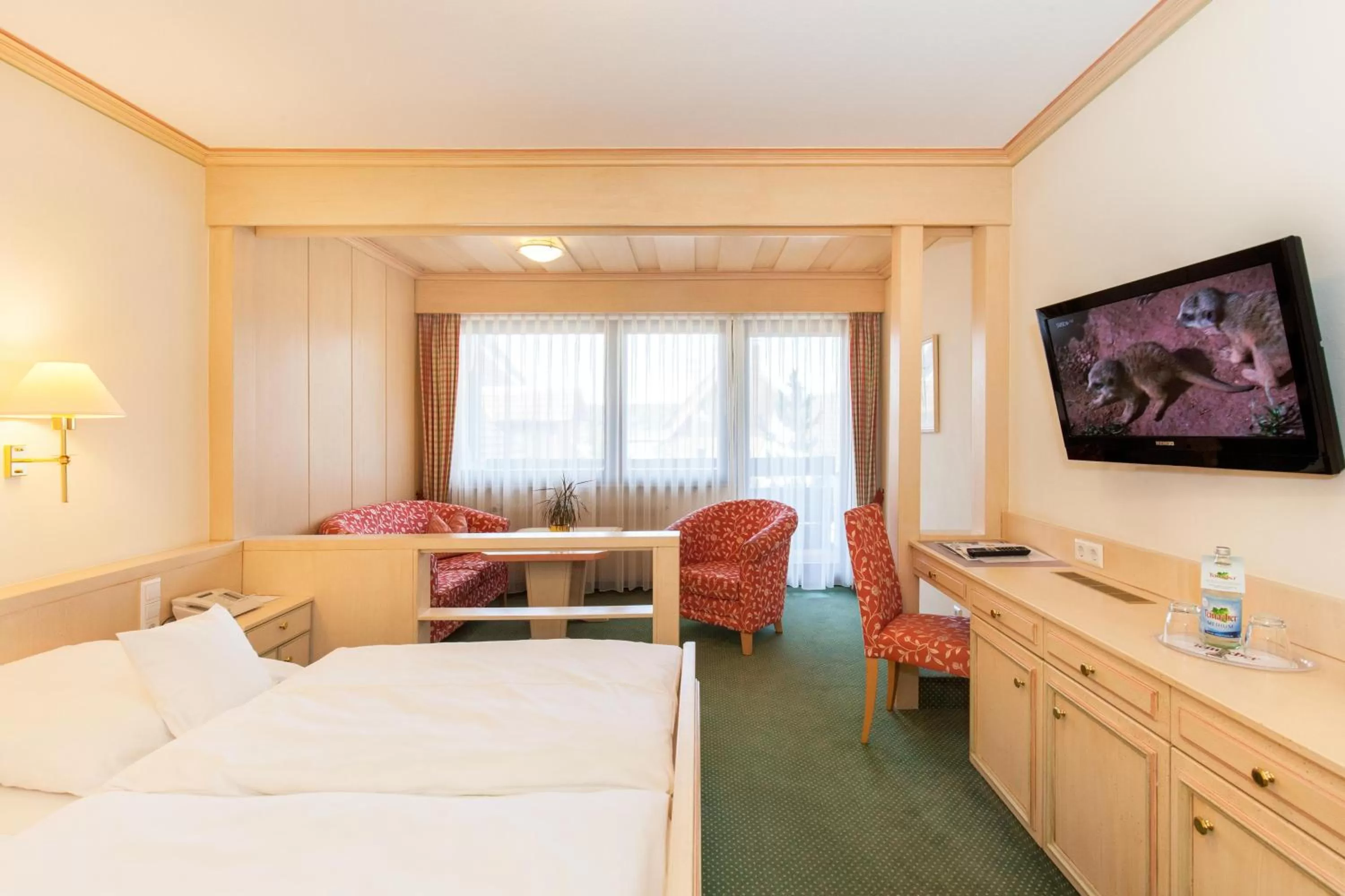 Bed in Landgasthof Hotel Hirsch