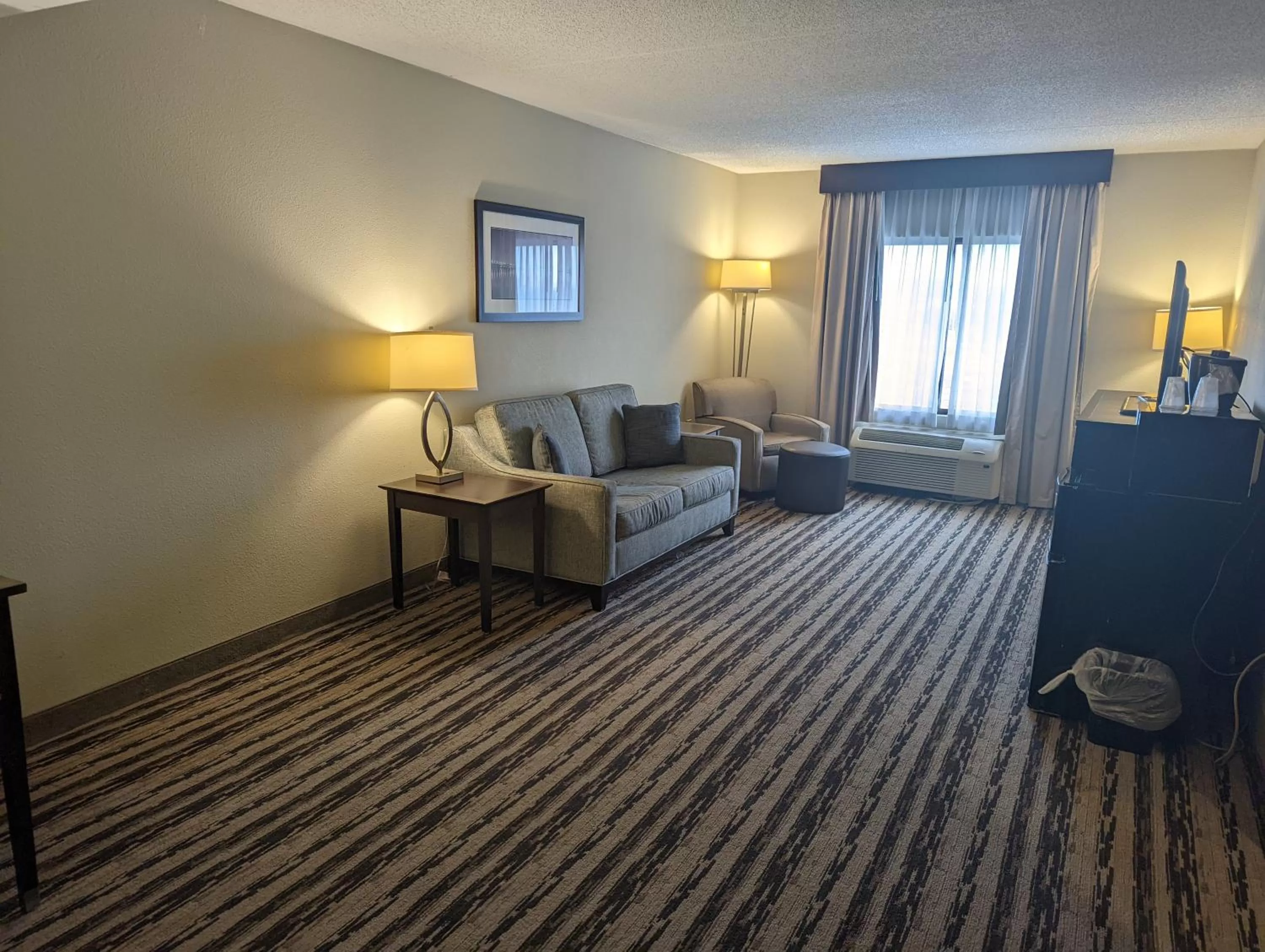 Seating area in Holiday Inn Harrisburg East by IHG