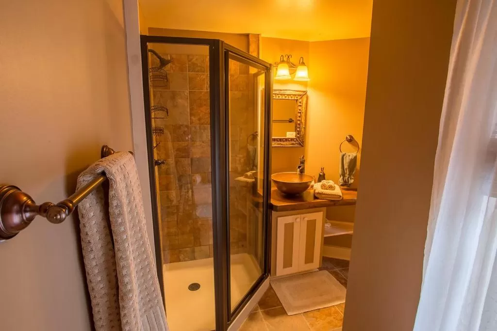 Bathroom in Snow Goose Bed and Breakfast