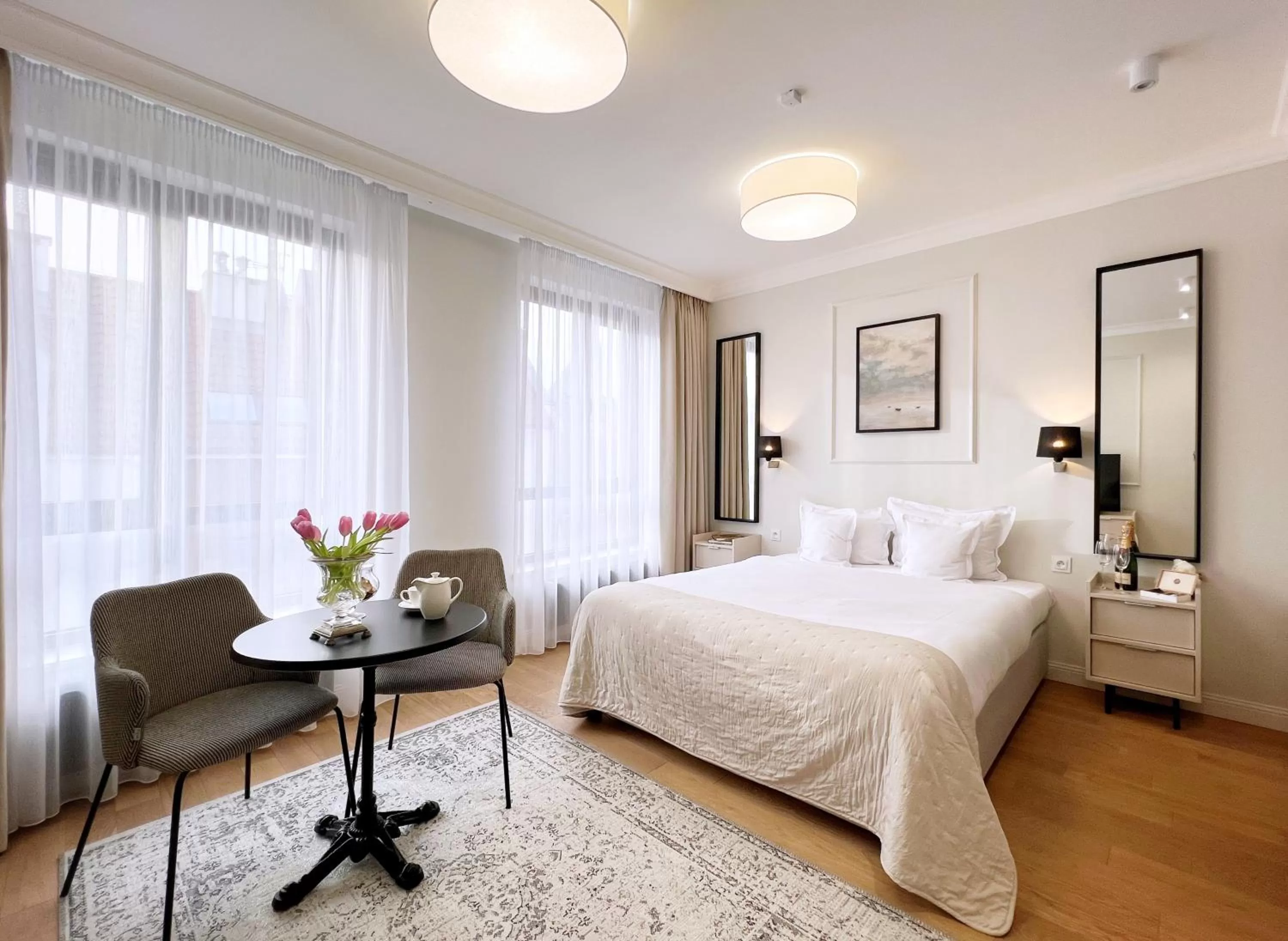 Bed in Kurkowa Apartments