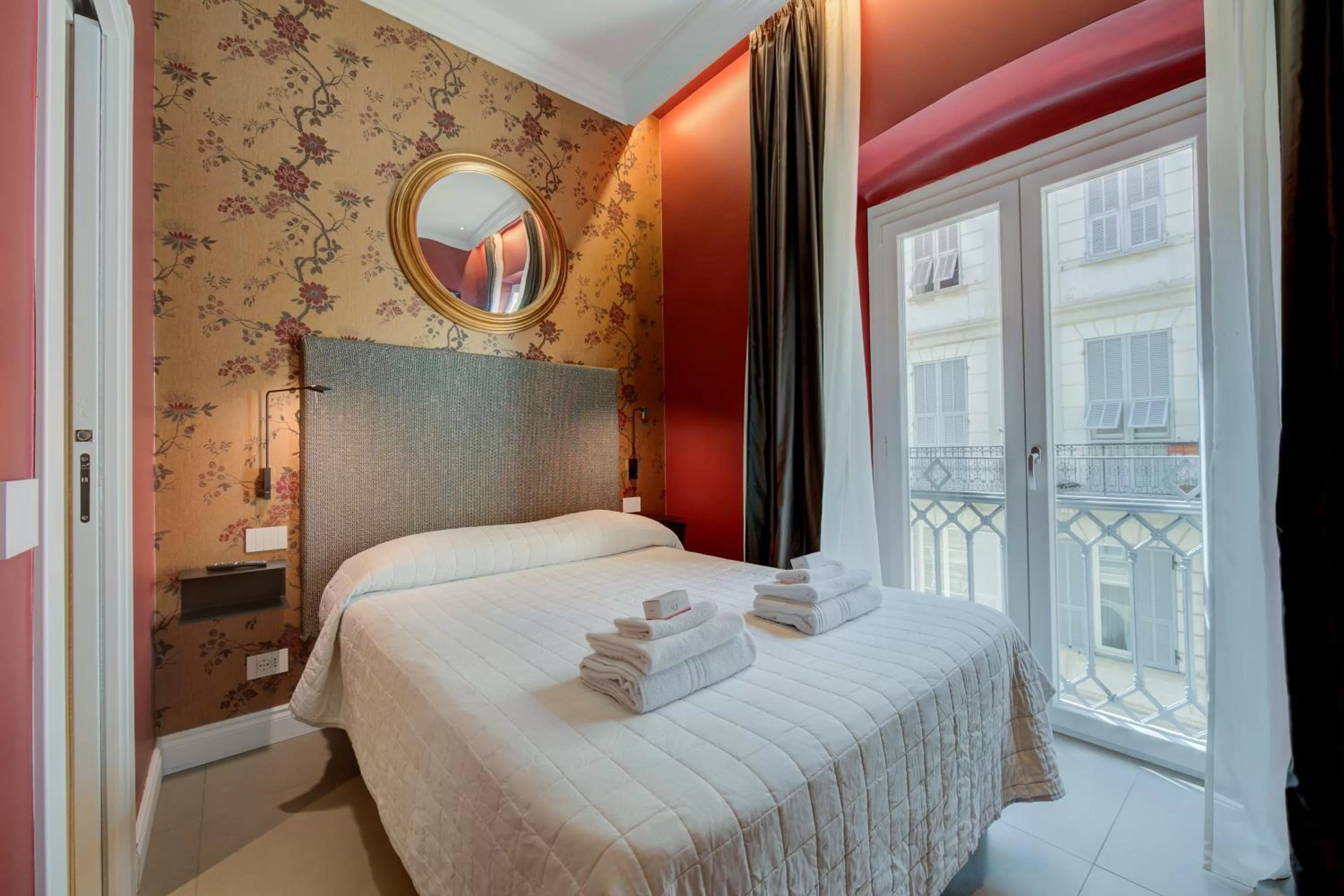 Bedroom, Bed in Boutique Central Apartments- Happy Rentals