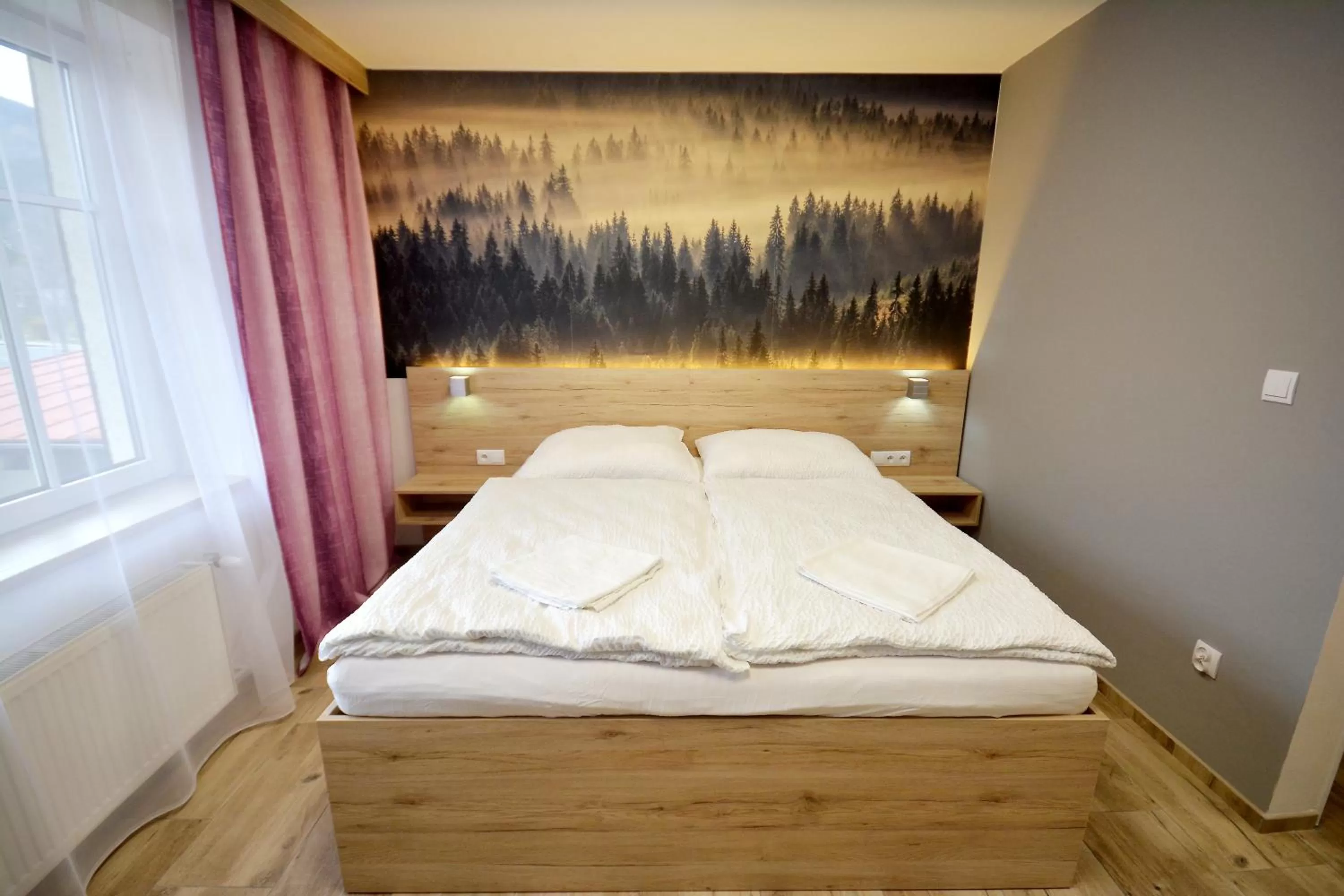 Bed in Hotel U Kociana