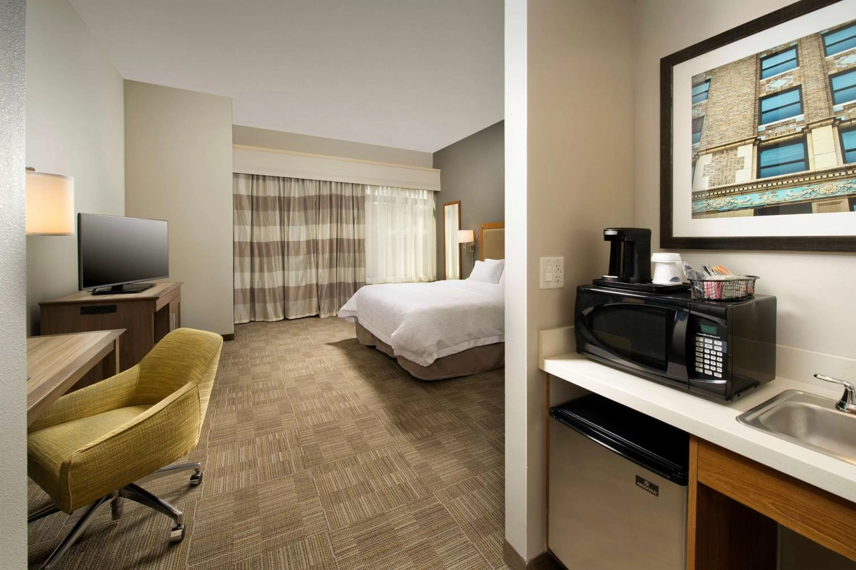 Bed in Hampton Inn & Suites San Antonio Northwest/Medical Center