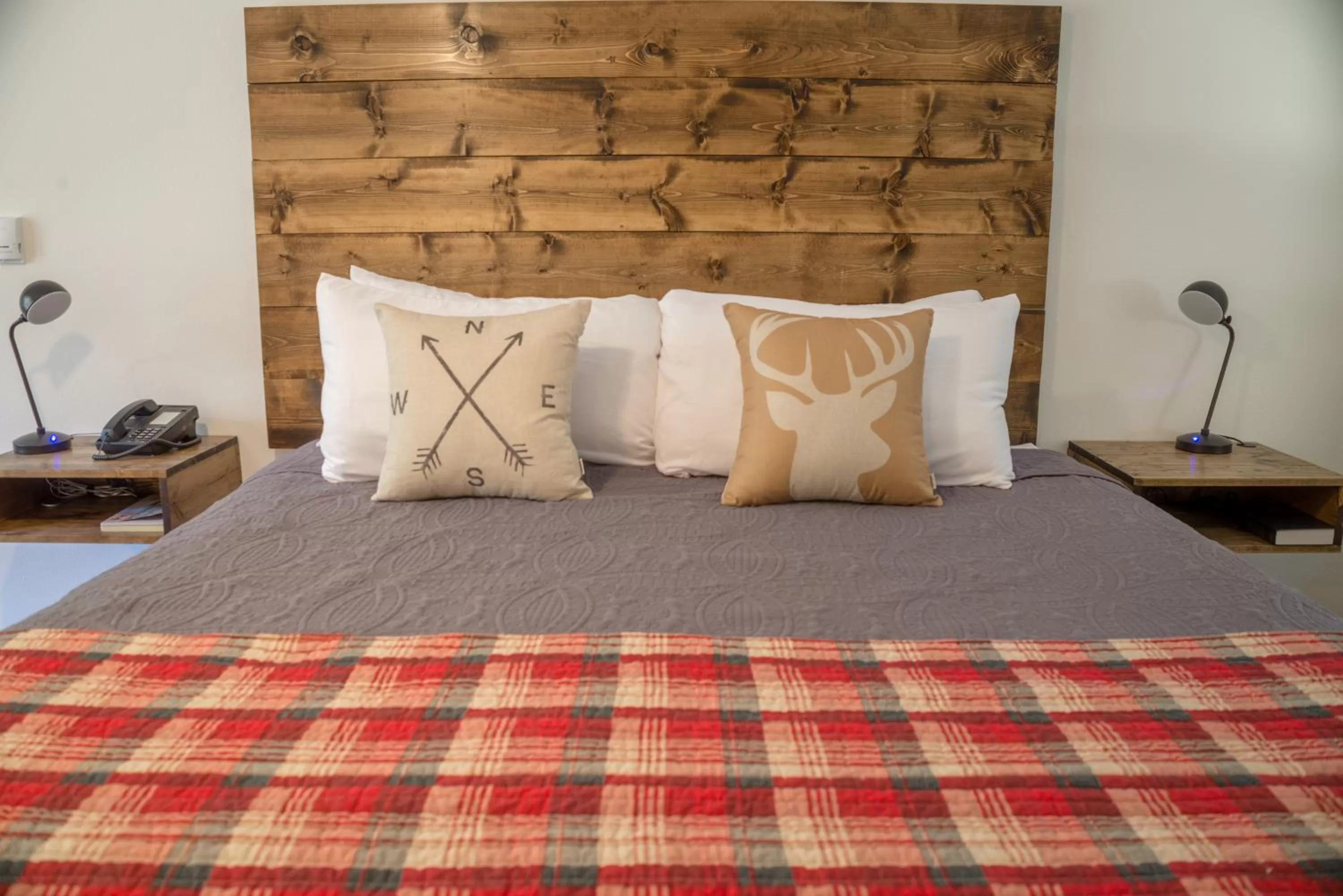 Bed in Eagle Cap Chalets