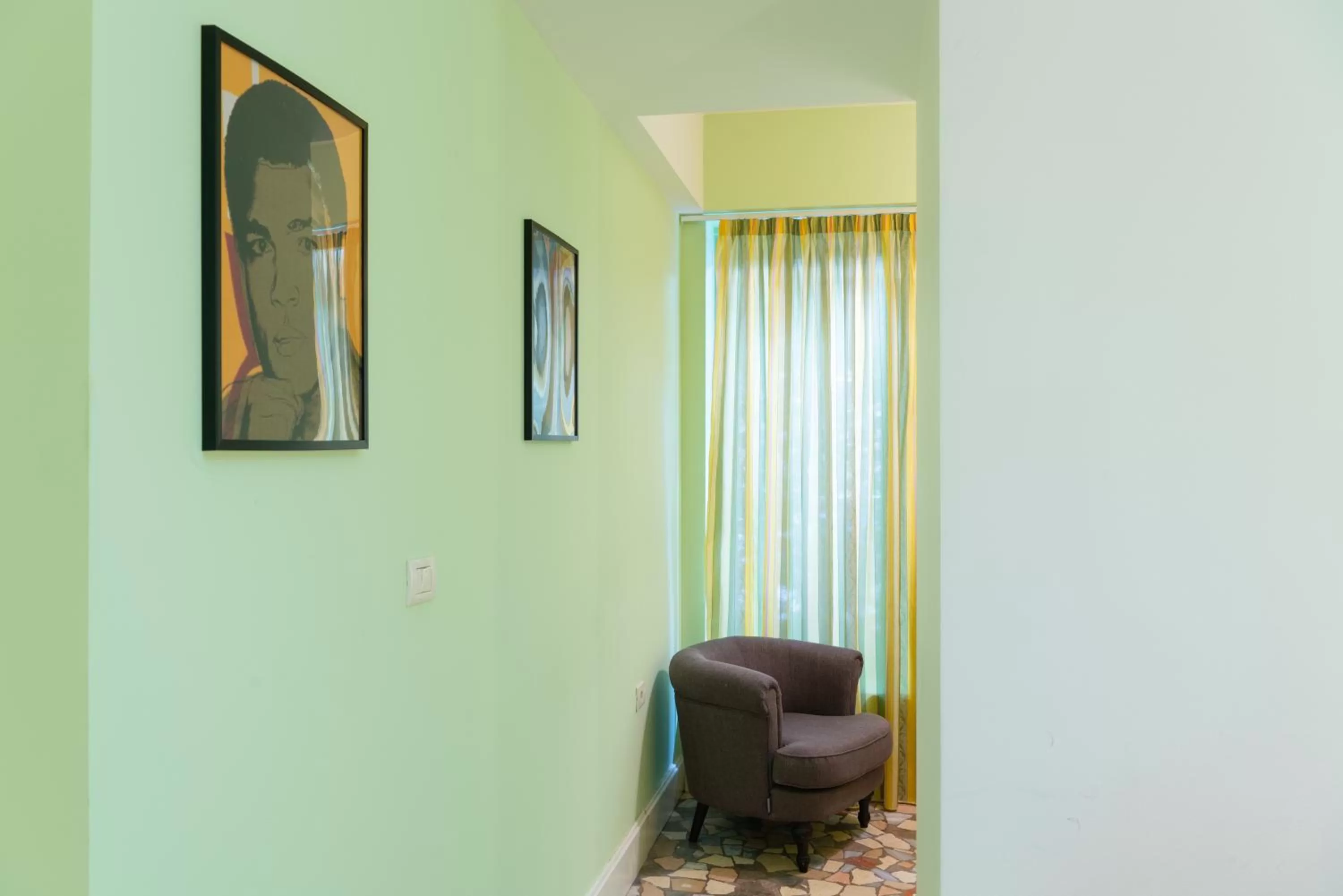 Seating area in Artistic Tirana Blloku