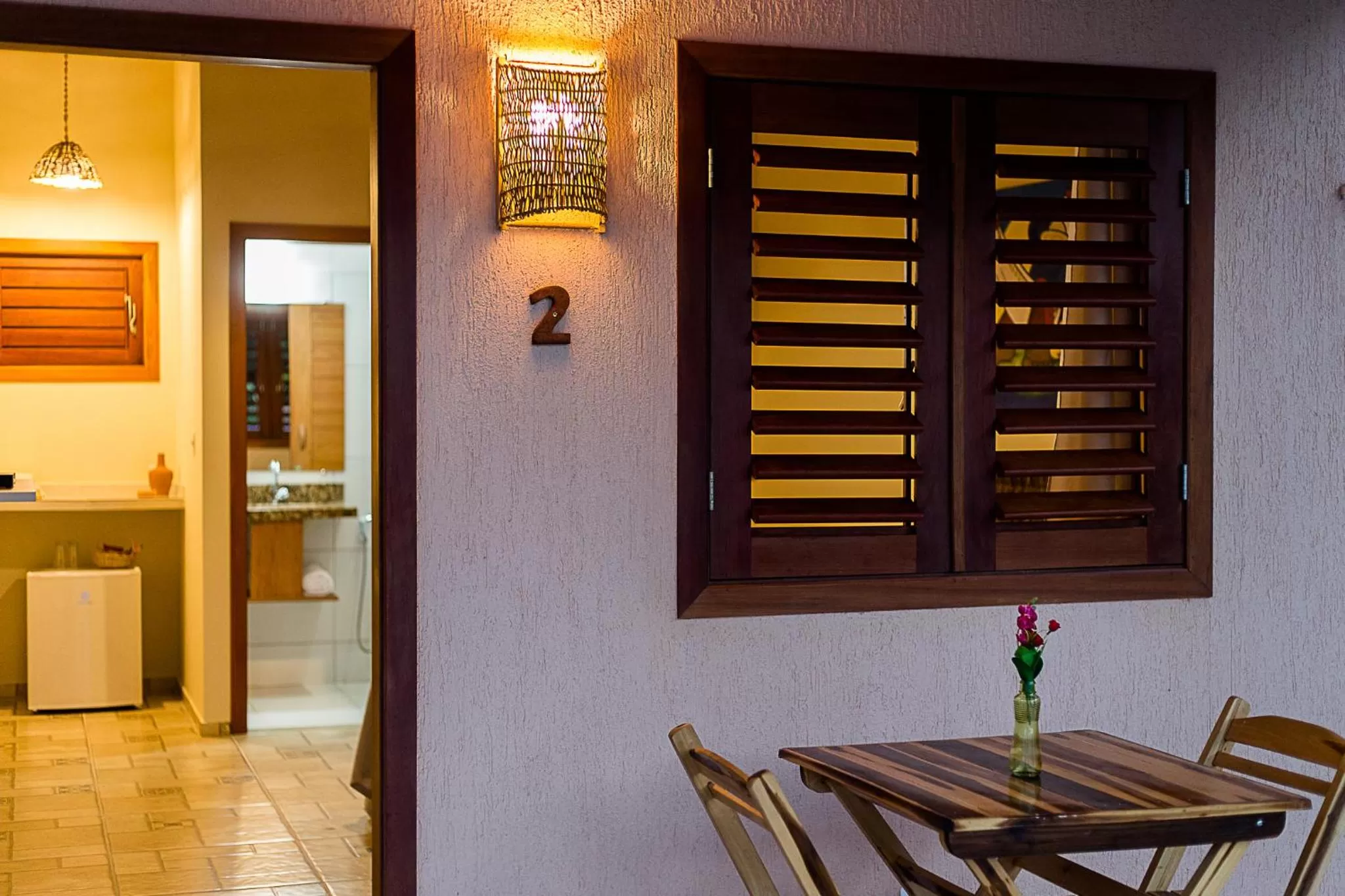 Patio in Pousada Pé na Areia Gostoso