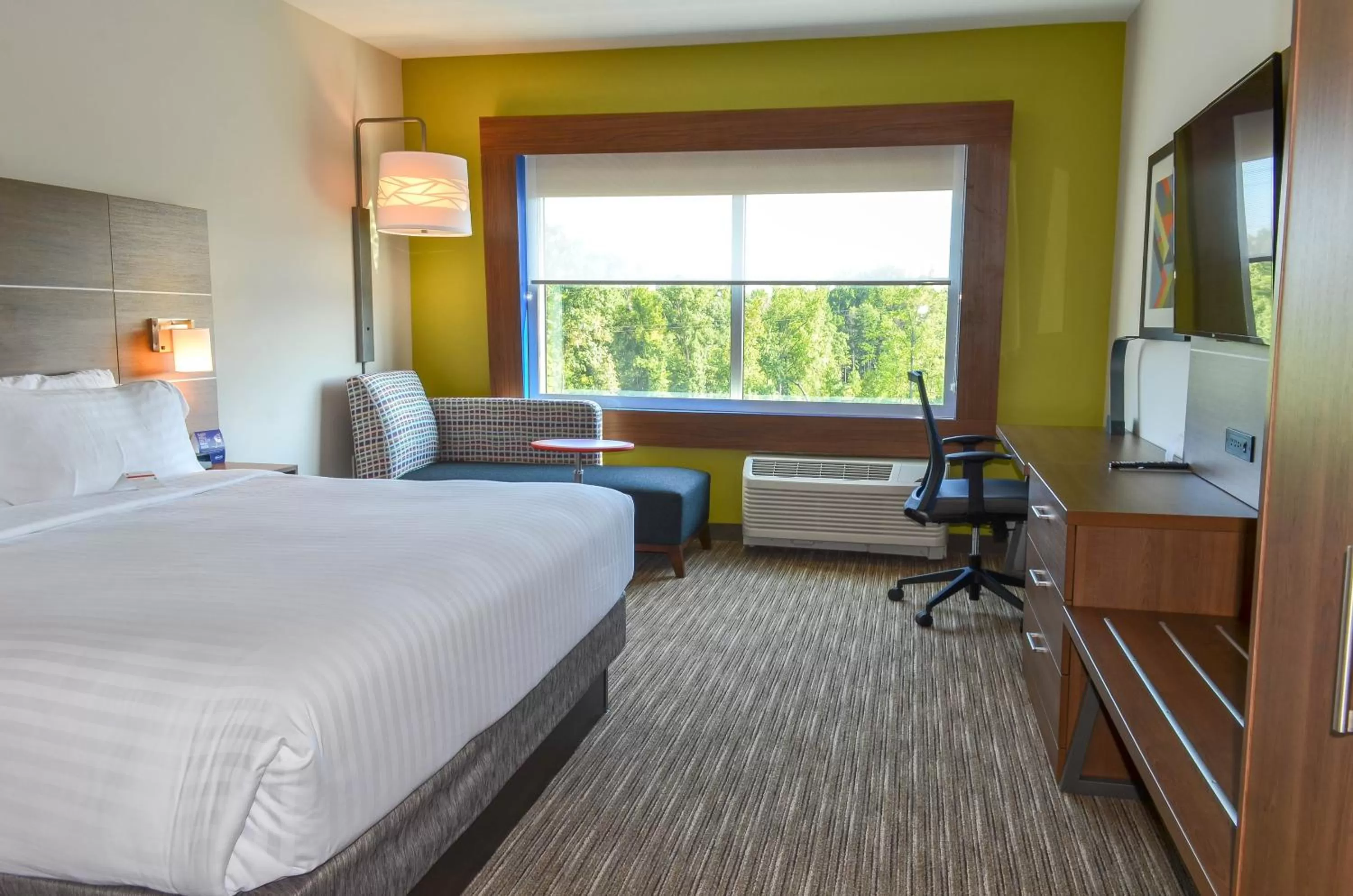 Photo of the whole room, Bed in Holiday Inn Express & Suites - Charlotte NE - University Area by IHG
