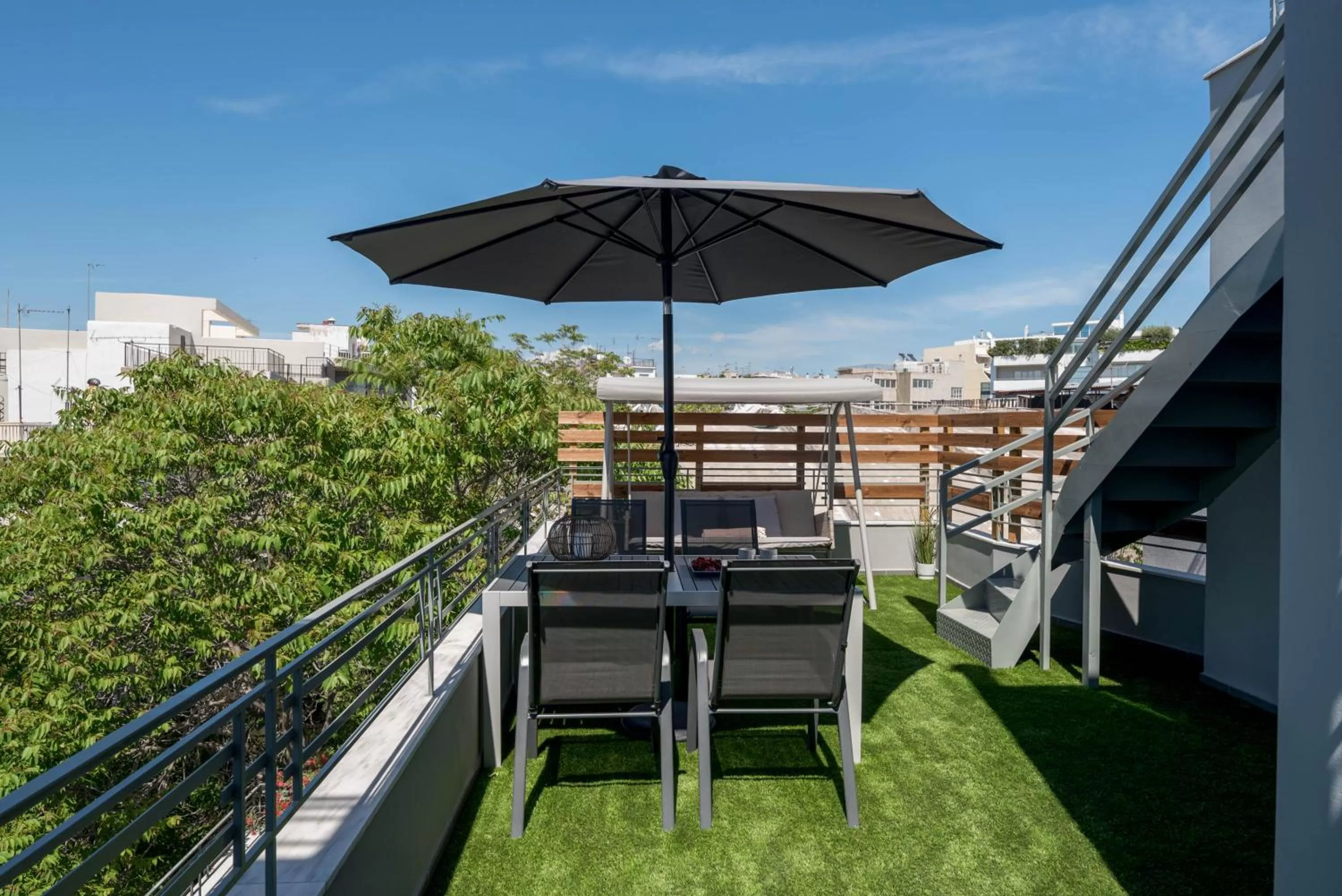 Balcony/Terrace in 12 Keys Athens Apartments