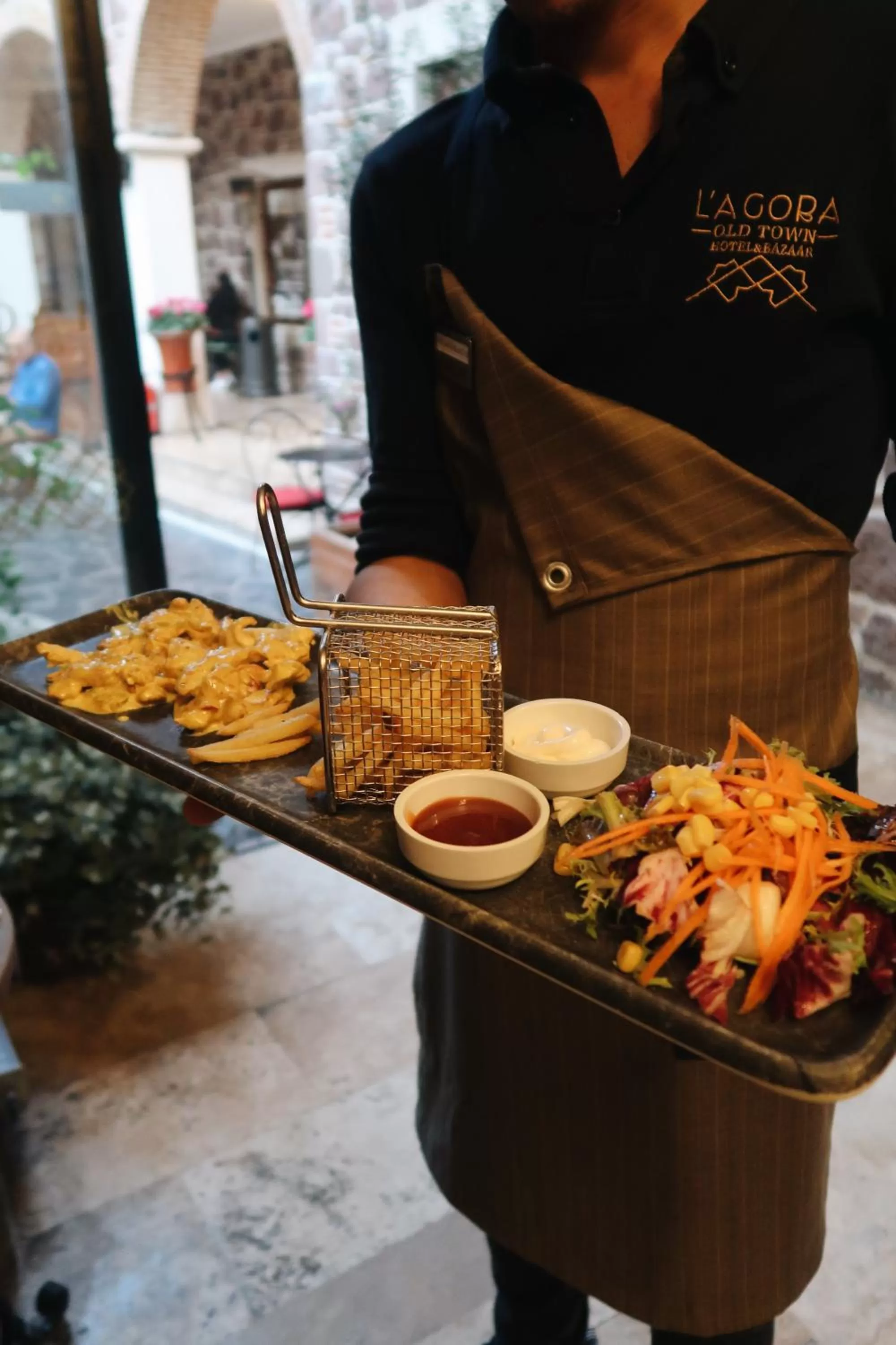 Food in L'Agora Old Town Hotel & Bazaar