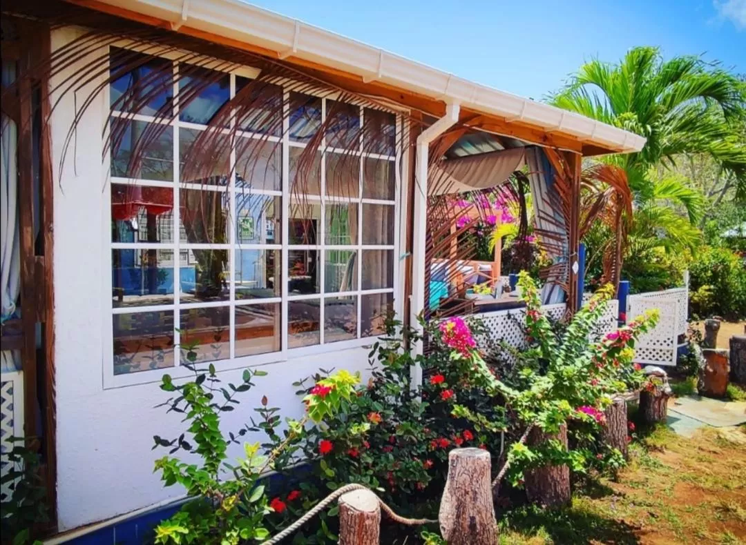 Garden view in Casa Royal Palm Inn