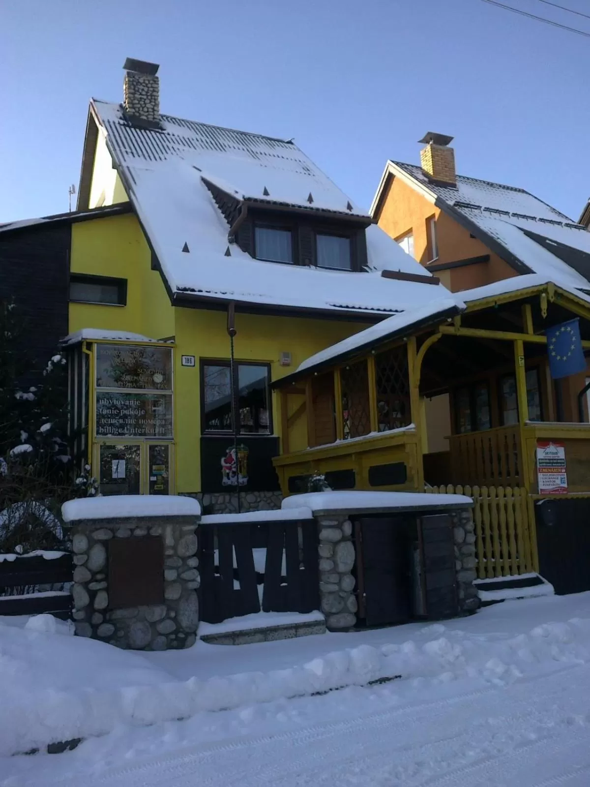Property building, Winter in Penzión Skitour