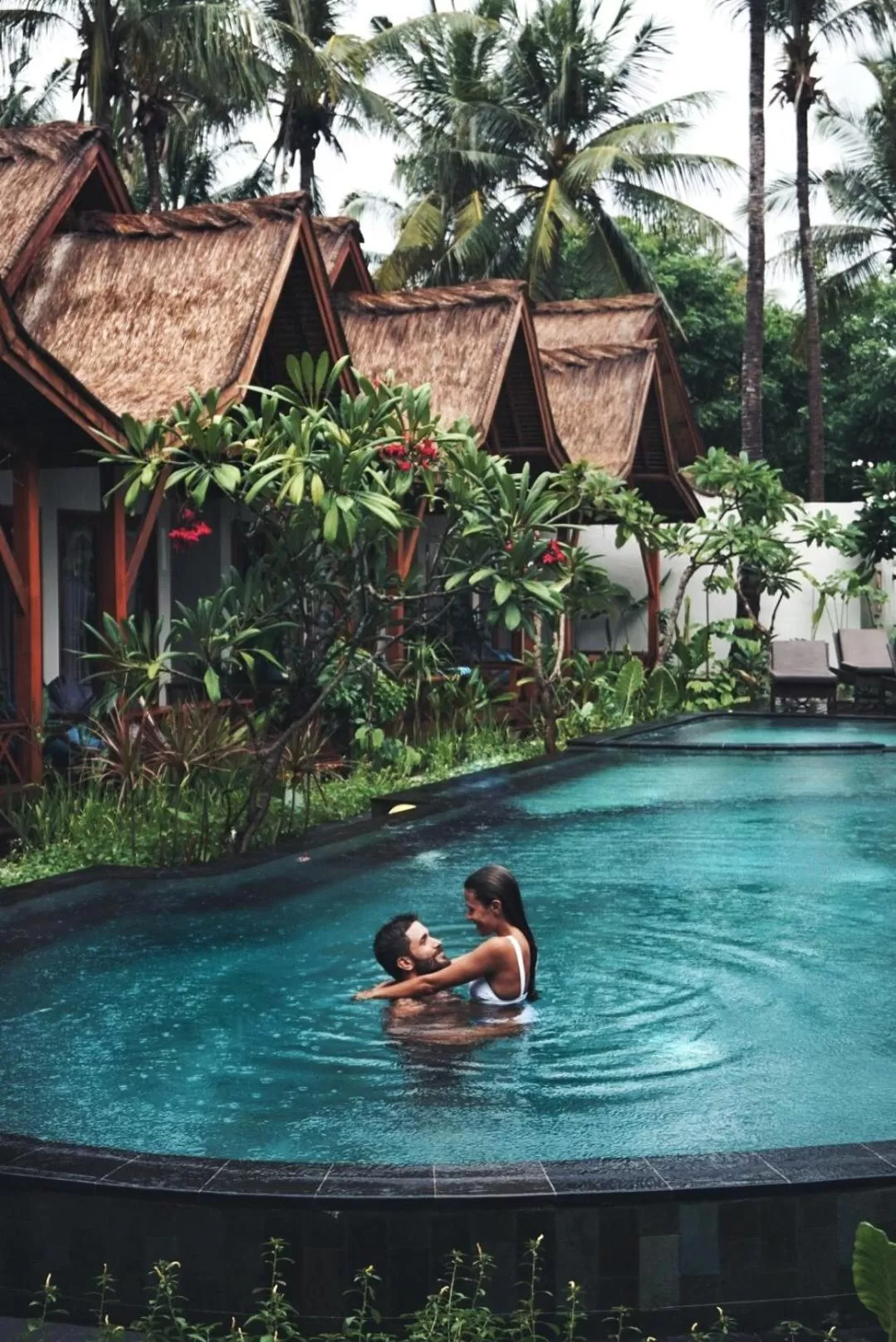 People, Swimming Pool in Gili One Resort