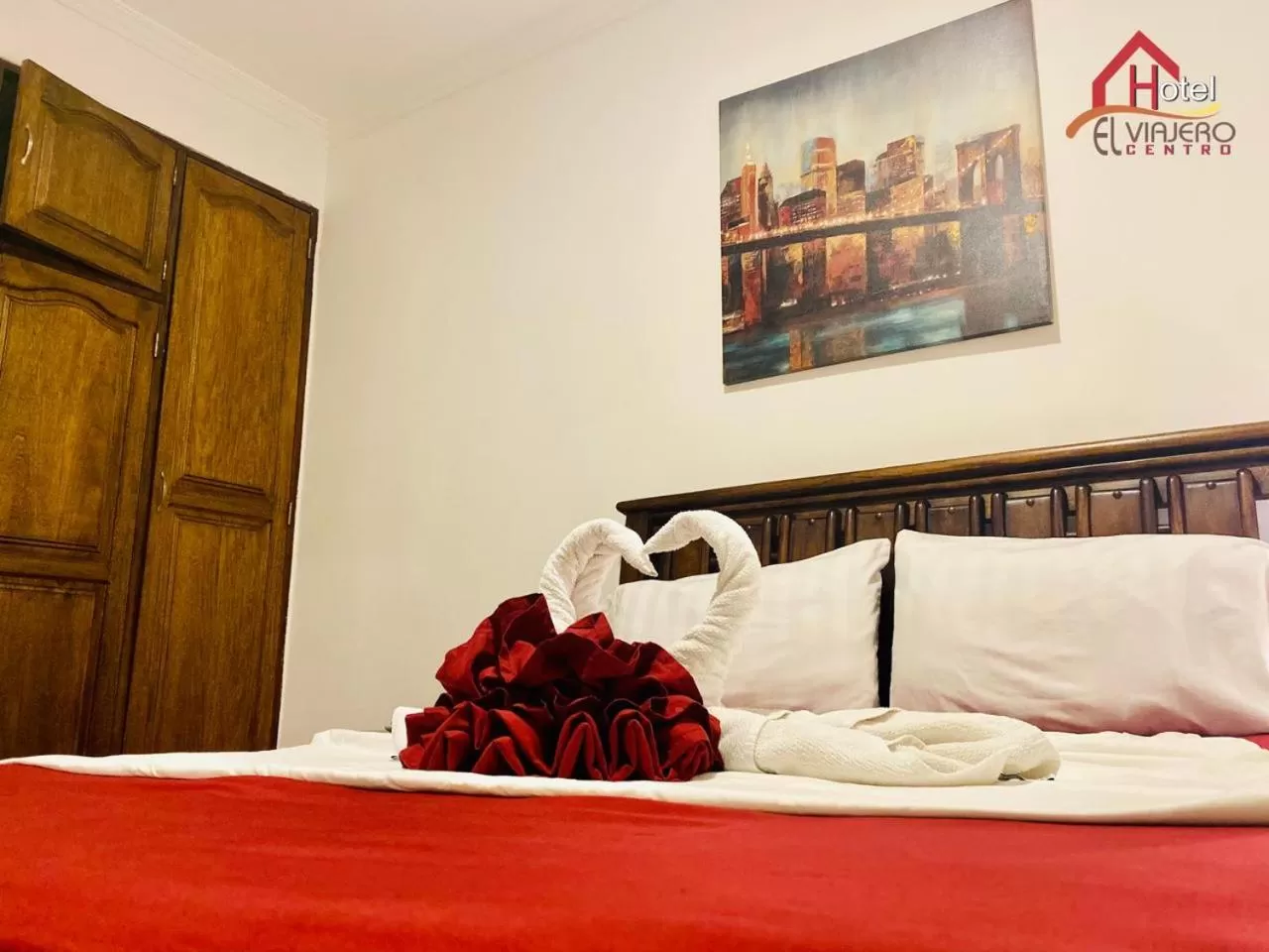 Bed in Hotel El Viajero Centro