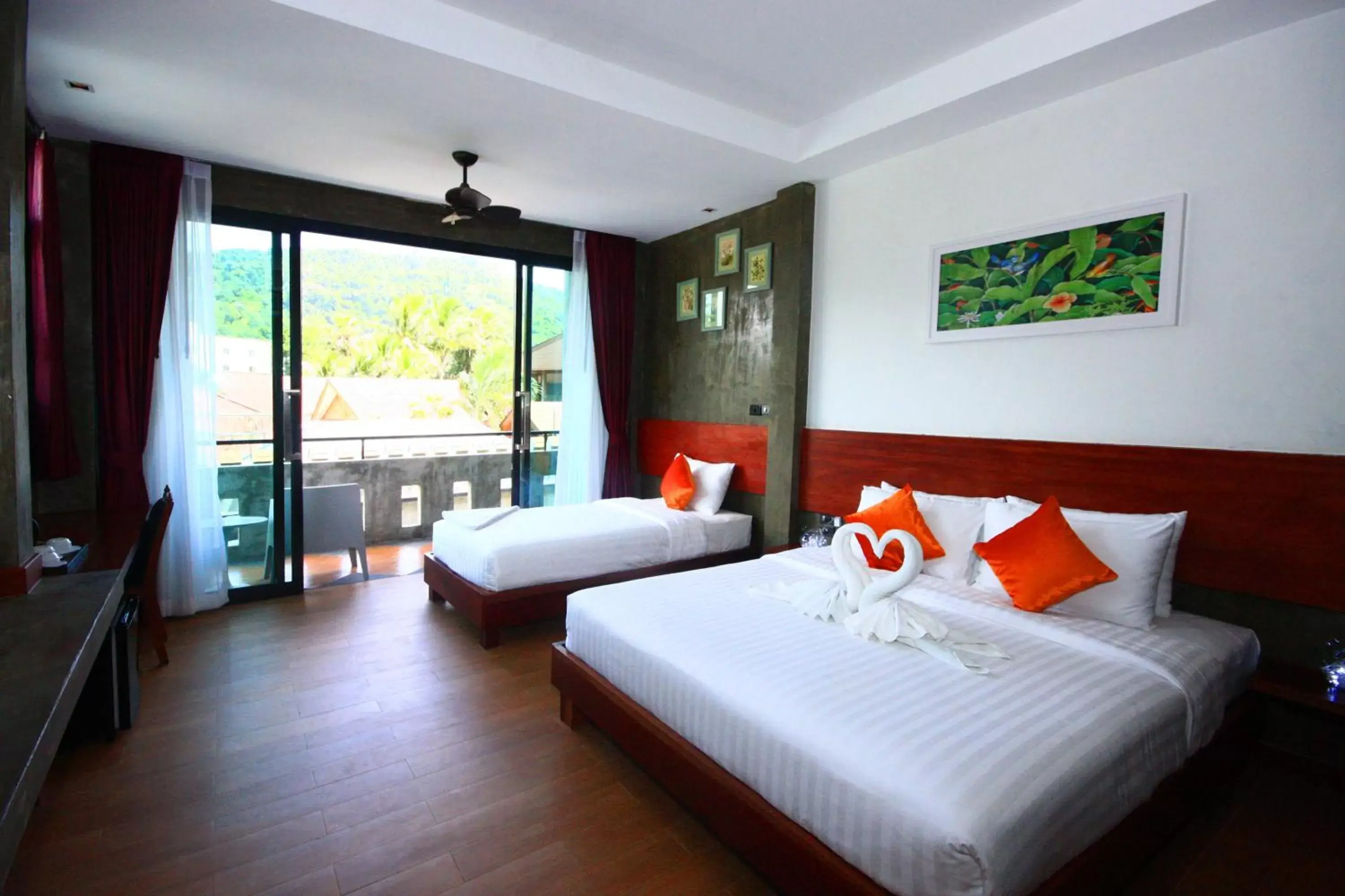 Comfort Triple Room in Green View Village Resort Comfort Triple Room in Green View Village Resort