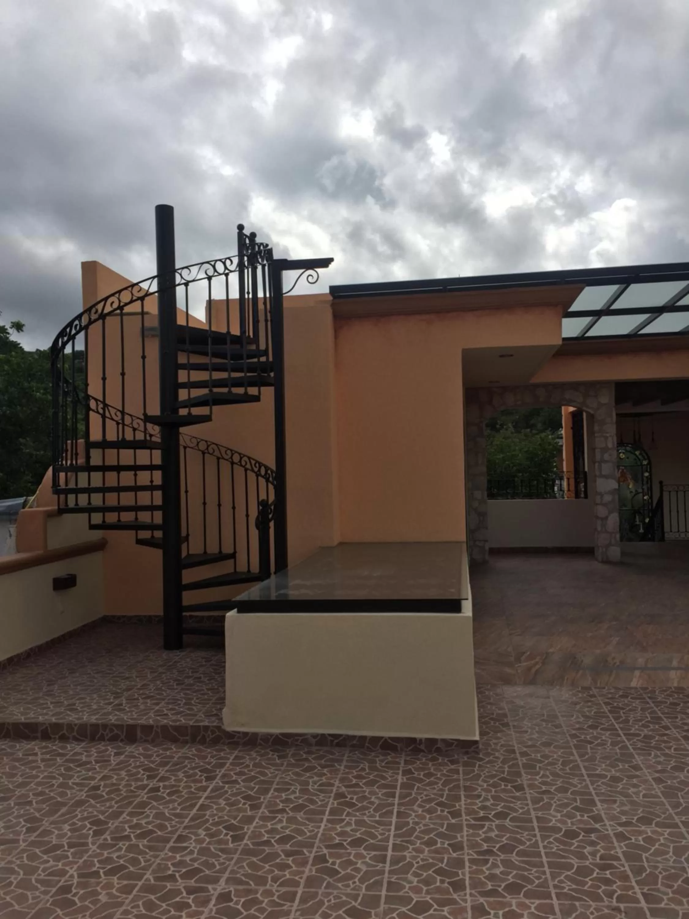 Patio in Hotel Feregrino