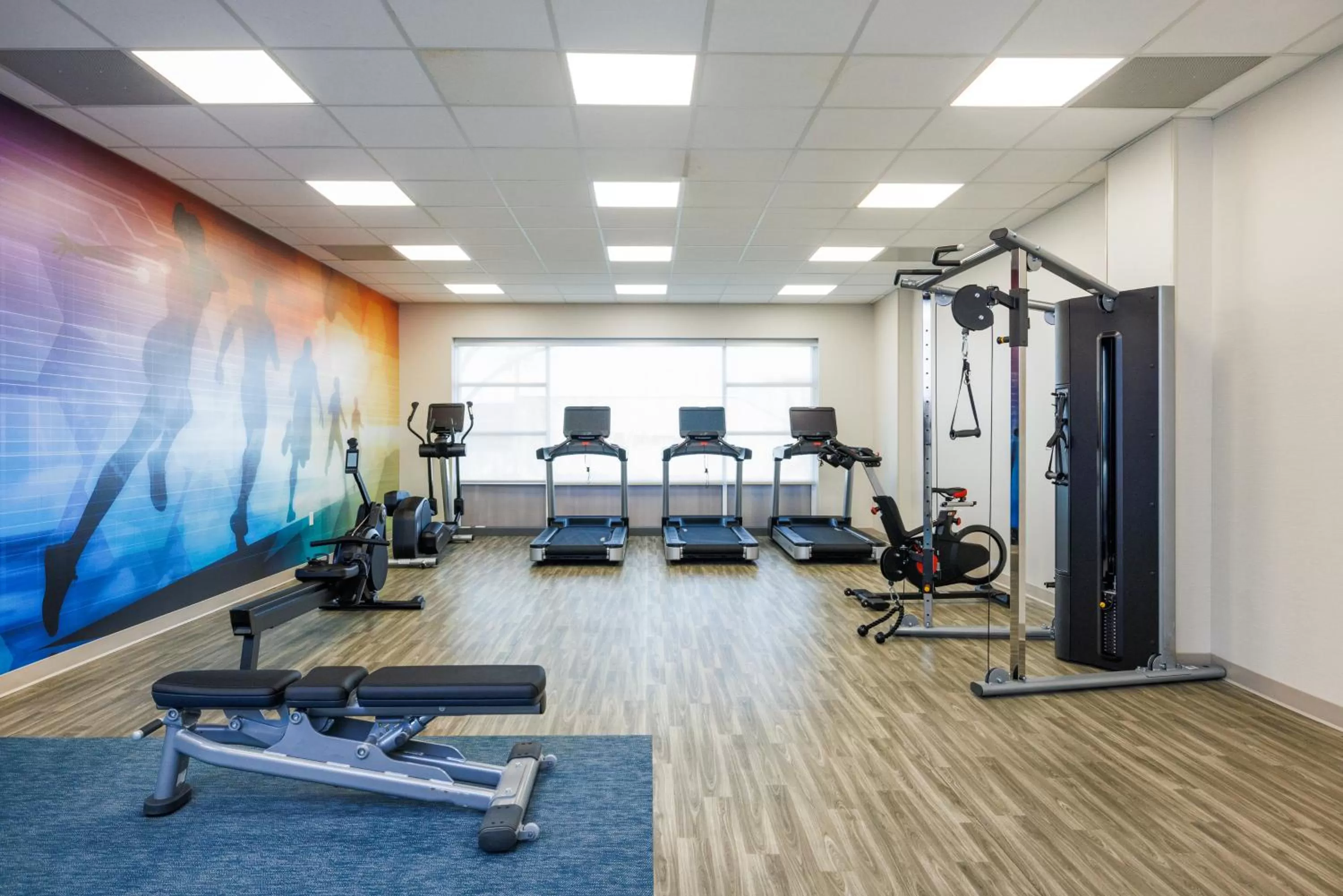 Fitness centre/facilities in Hyatt Place San Carlos