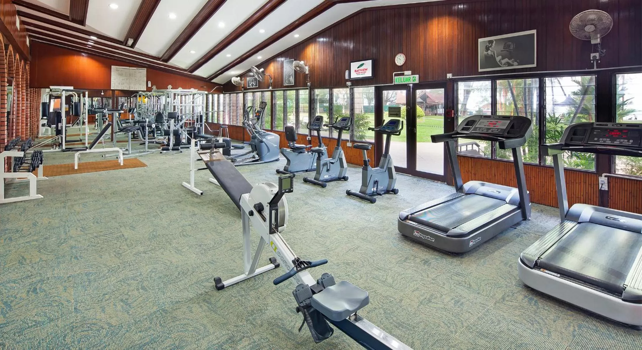 Fitness centre/facilities in The Bayview Beach Resort
