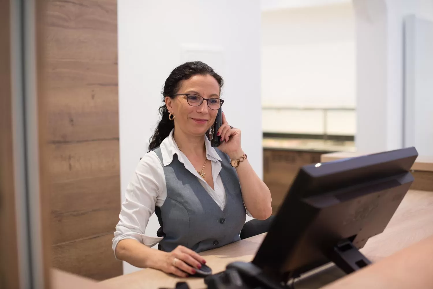 Lobby or reception in Hotel PIAZZA