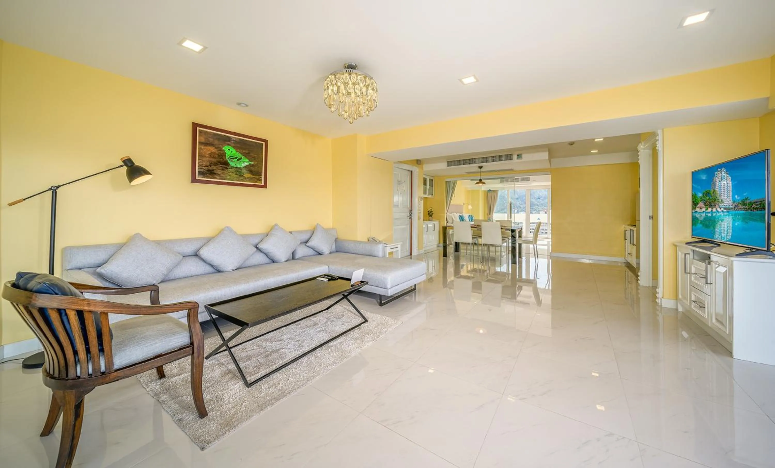 Living room in Andaman Beach Suites Hotel, Patong Phuket