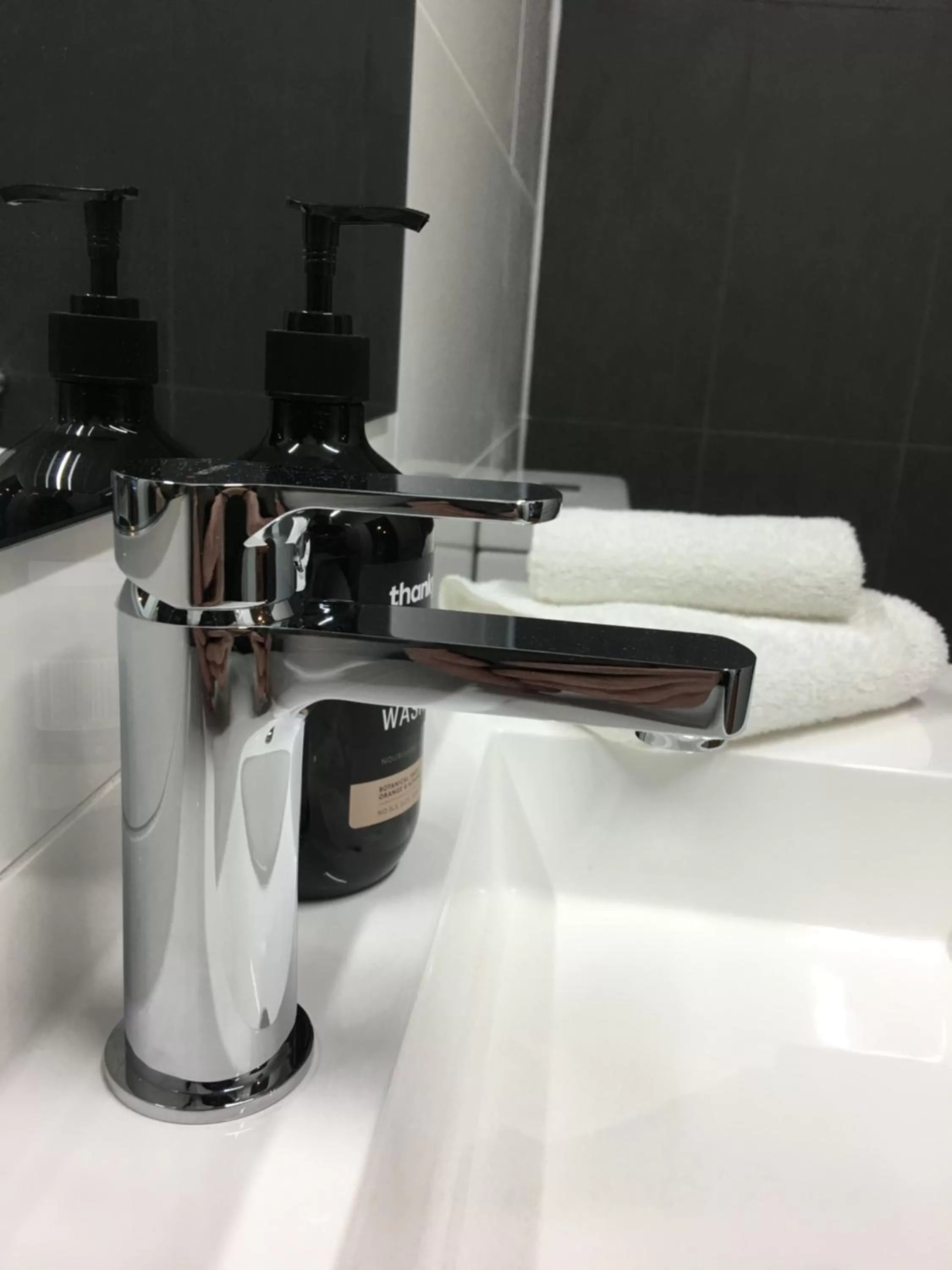 Bathroom in Black Forest Motel