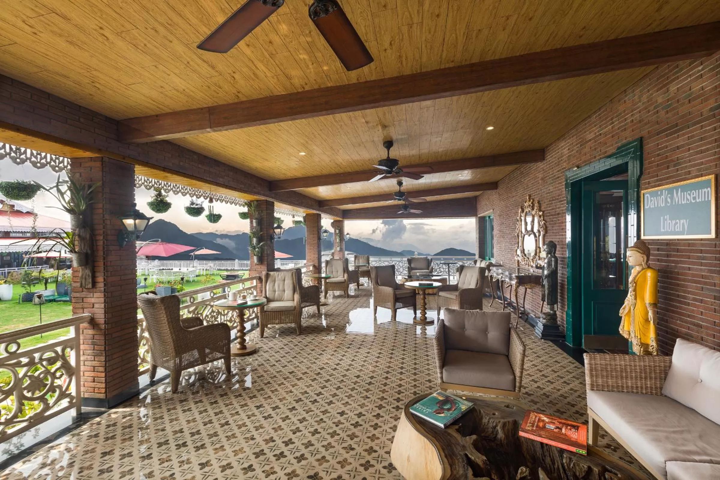 Library in MAYFAIR Himalayan Spa Resort