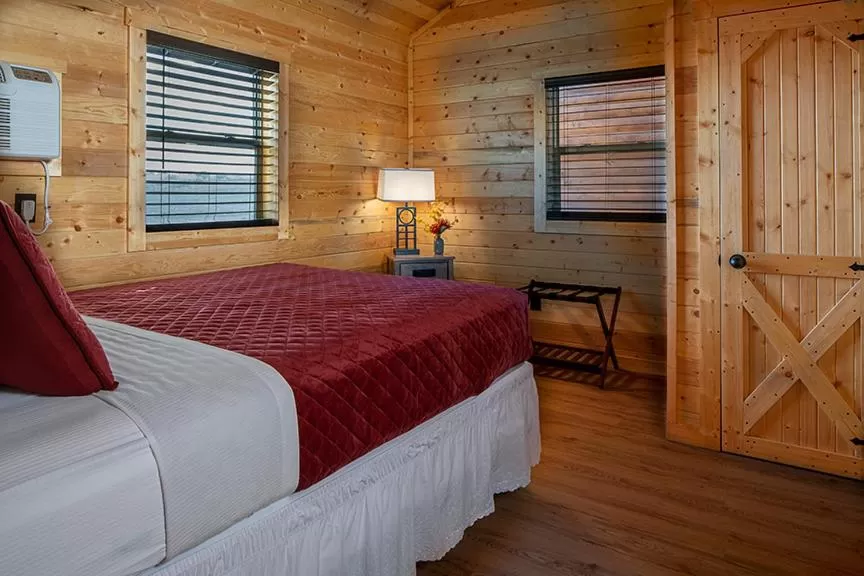 Photo of the whole room, Bed in Cabins at Grand Canyon West