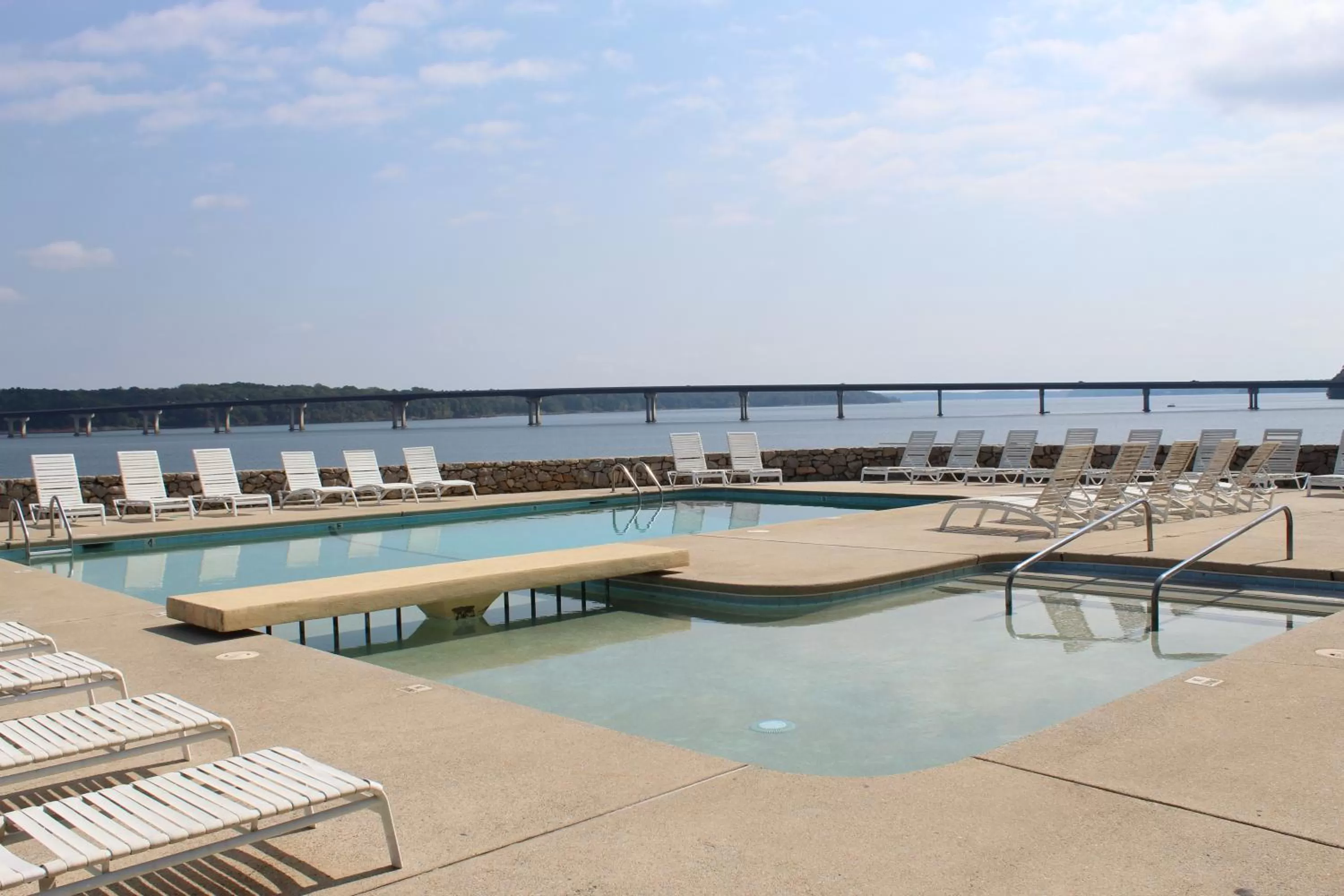 Pool view in Quality Inn - On The Lake Clarksville-Boydton