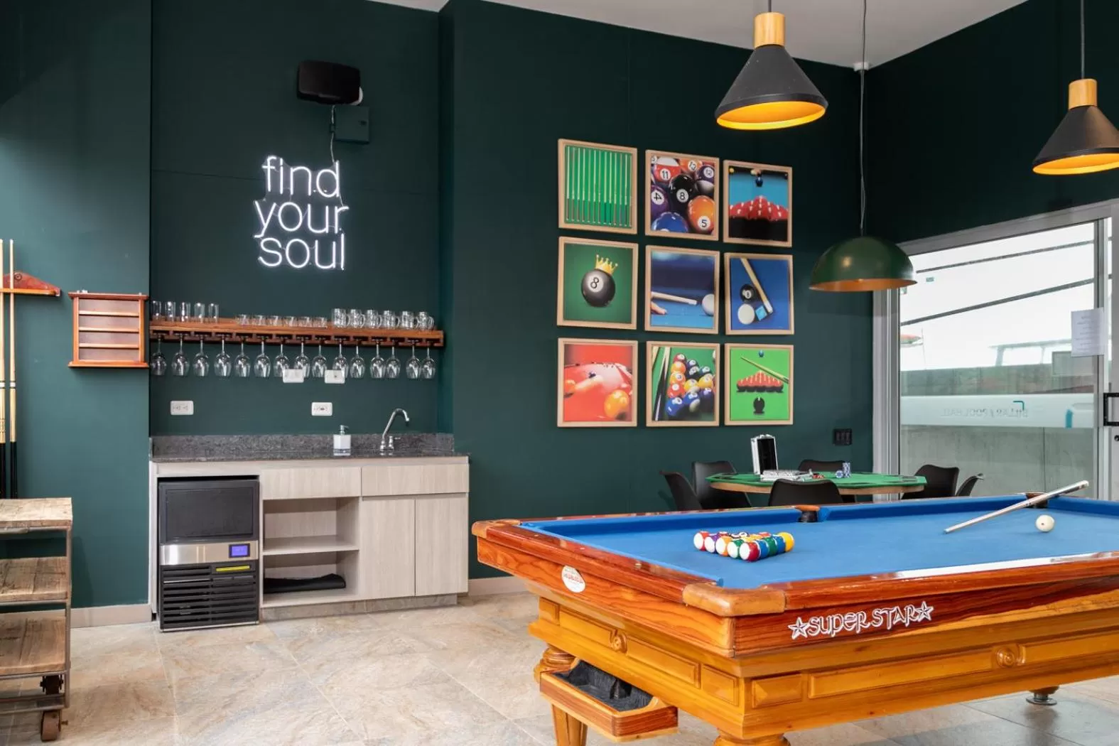 Game Room, Billiards in Soul Lifestyle Hotel