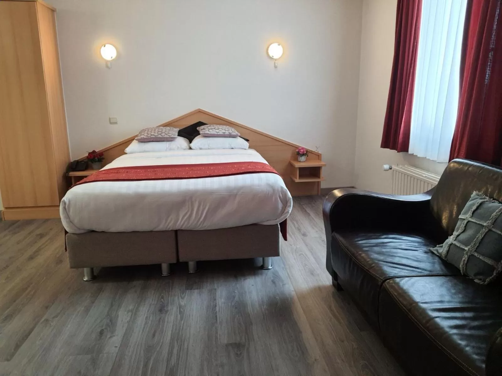 Bed in Hotel New Flanders