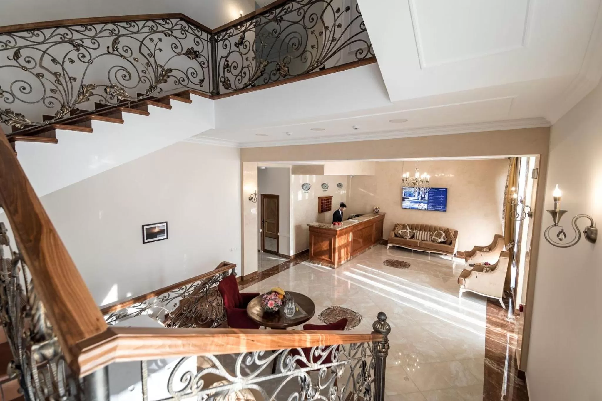 Lobby or reception, Bed in Silk Road Kokand Hotel