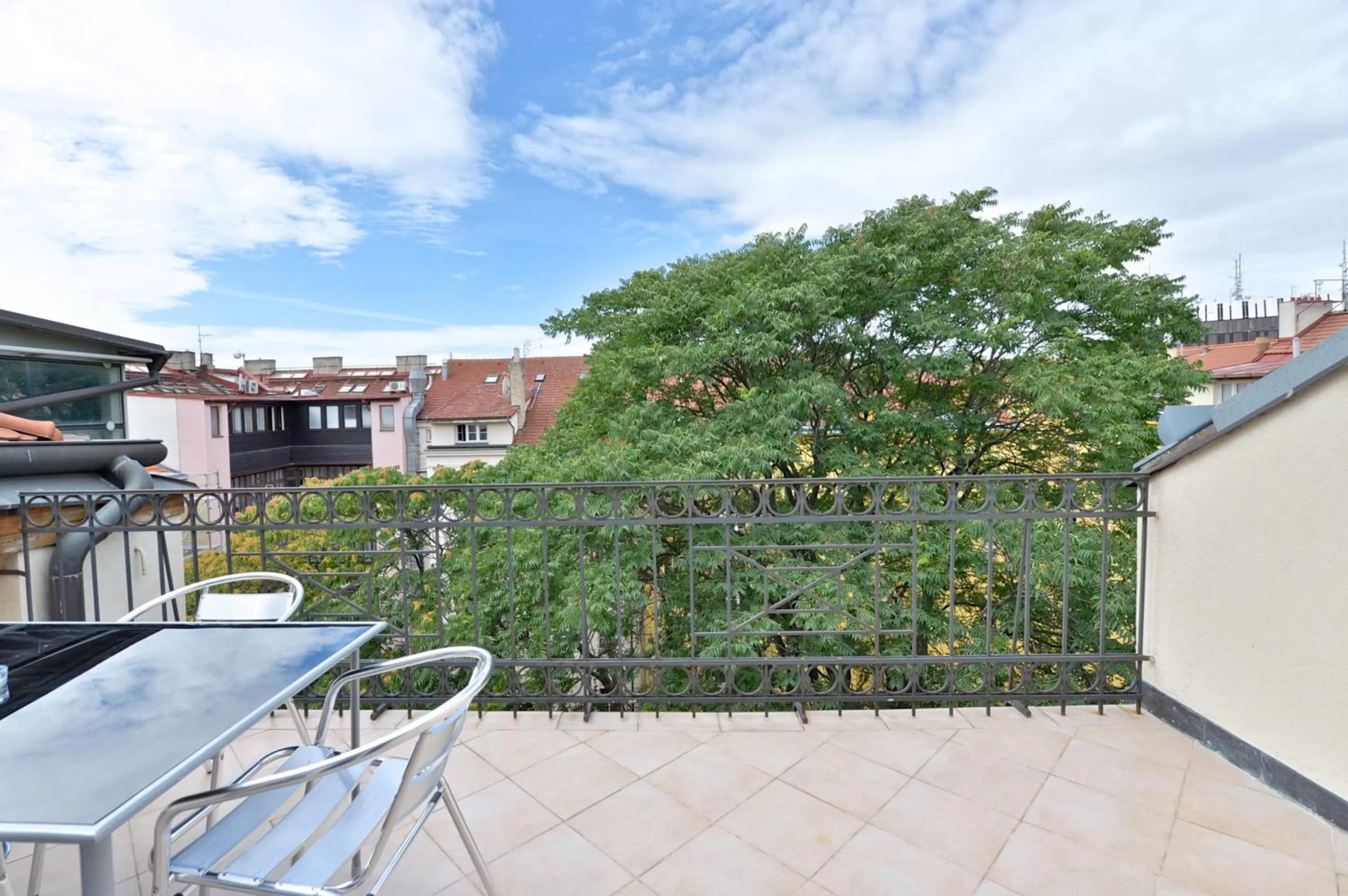 Day, Balcony/Terrace in Legerova 33 Apartments