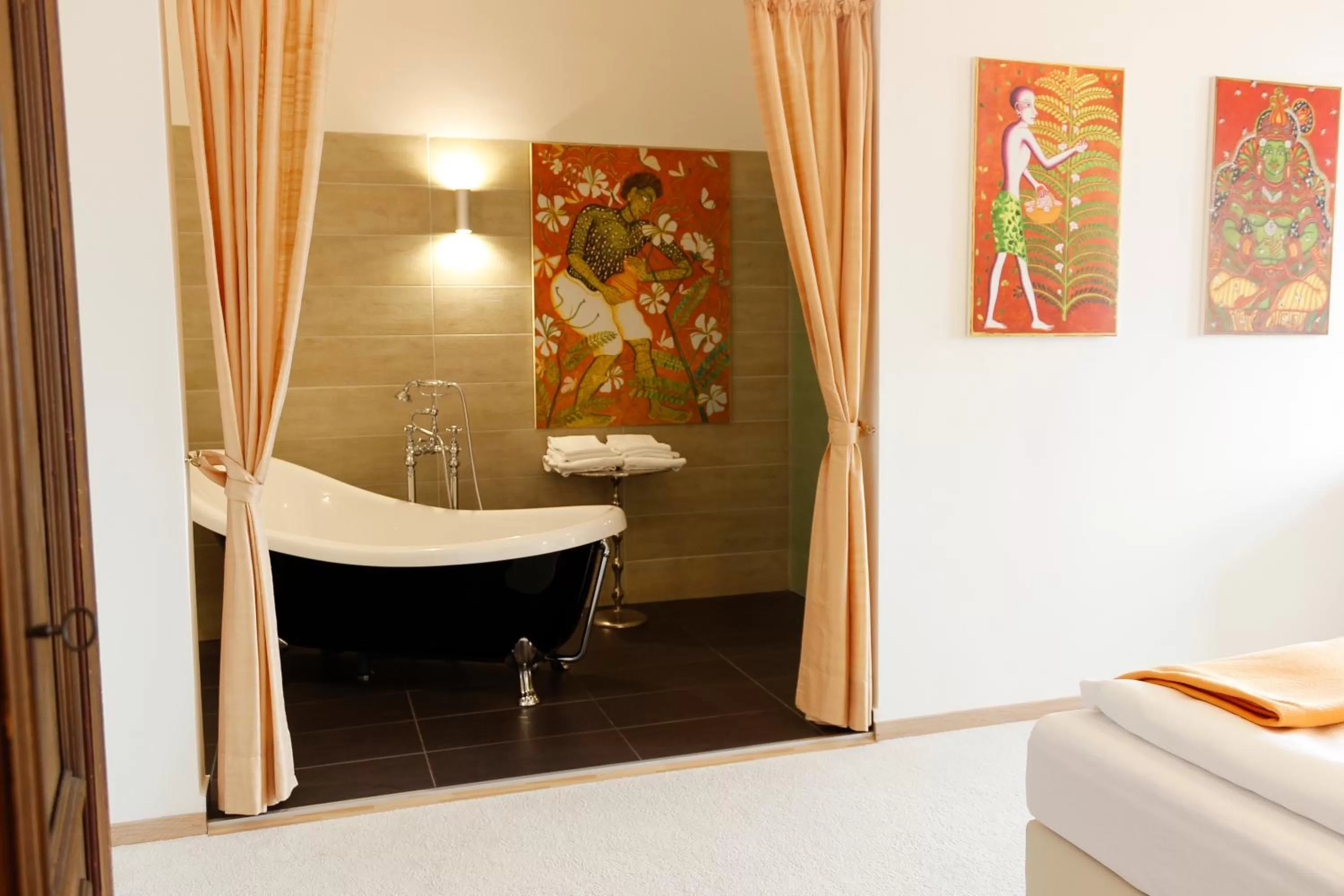 Bathroom in BioHotel Schloss Kirchberg