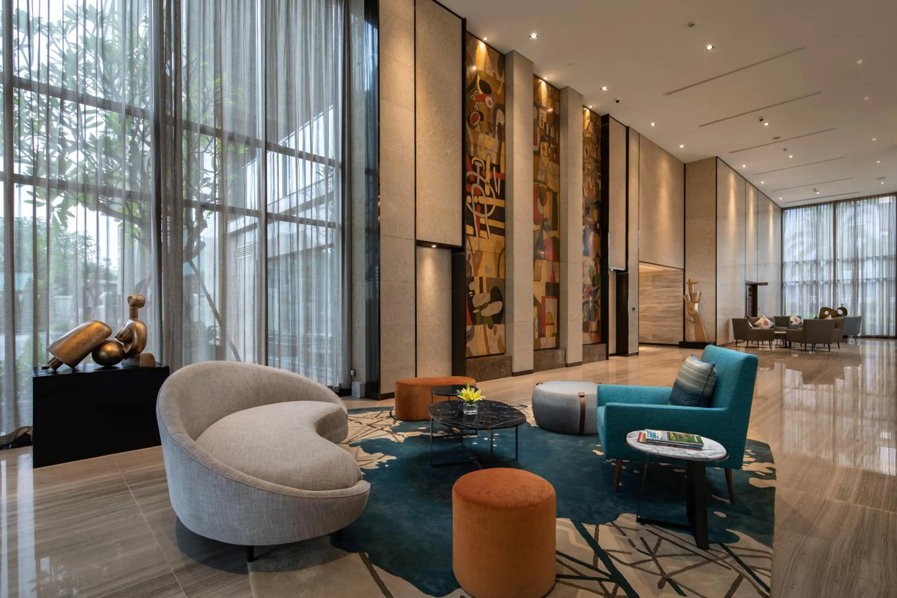 Lobby or reception in Oakwood Residence Hanoi