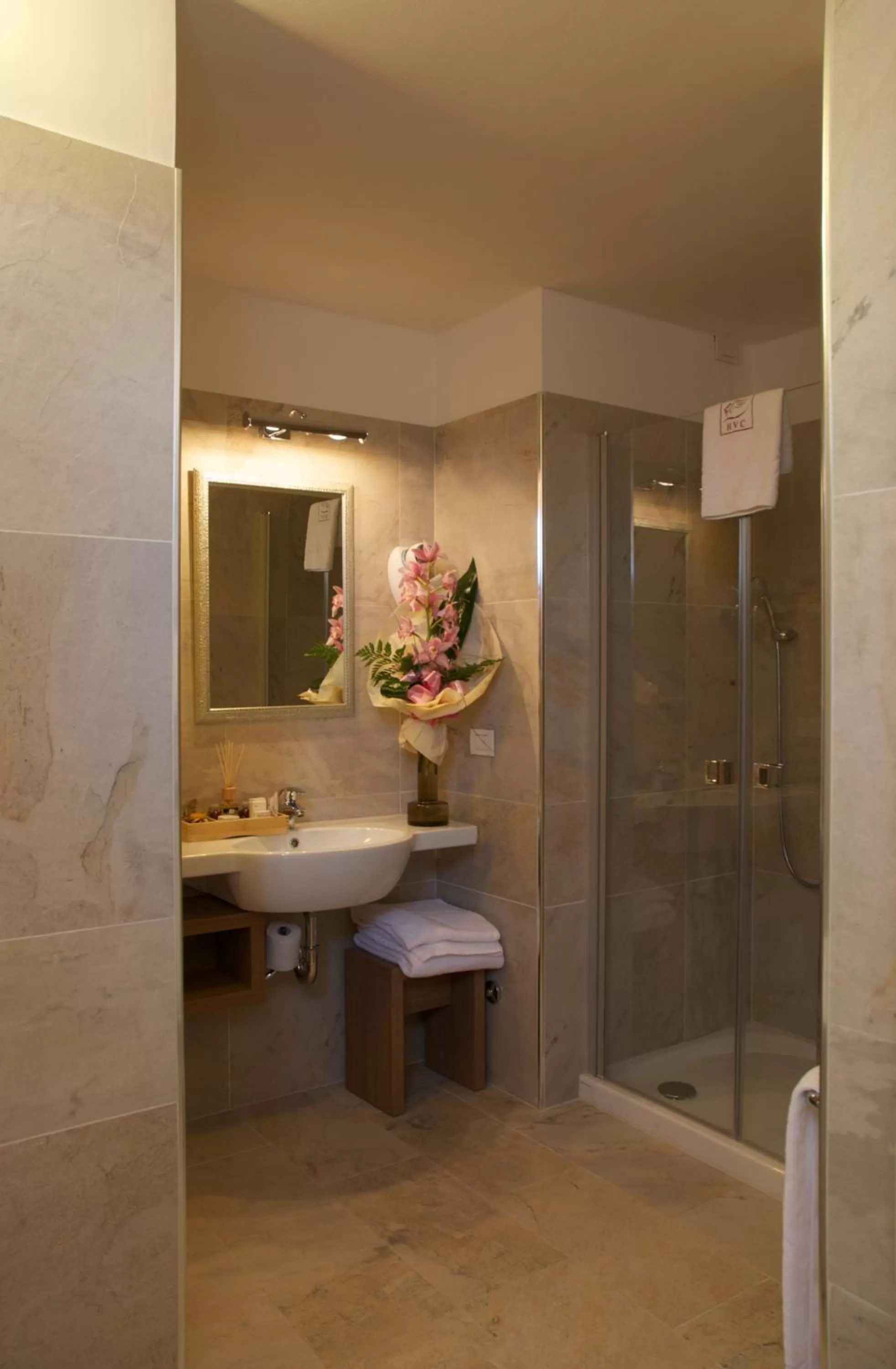 Bathroom in UNAHOTELS Eco Hotel Villa Costanza Venezia