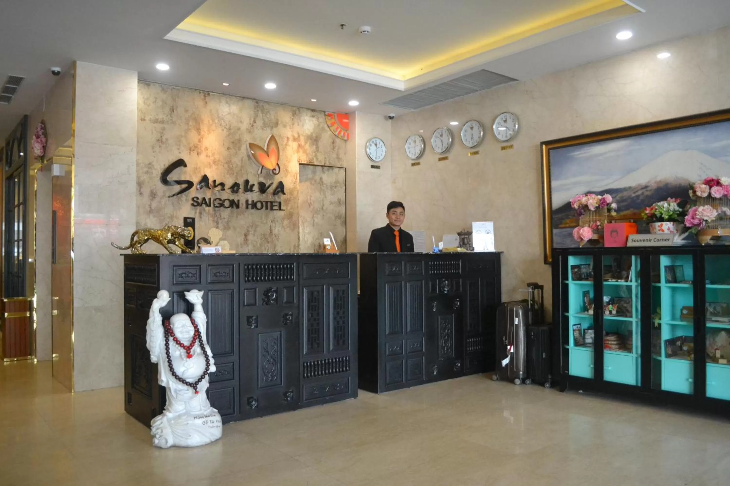 Lobby or reception in Sanouva Saigon Hotel
