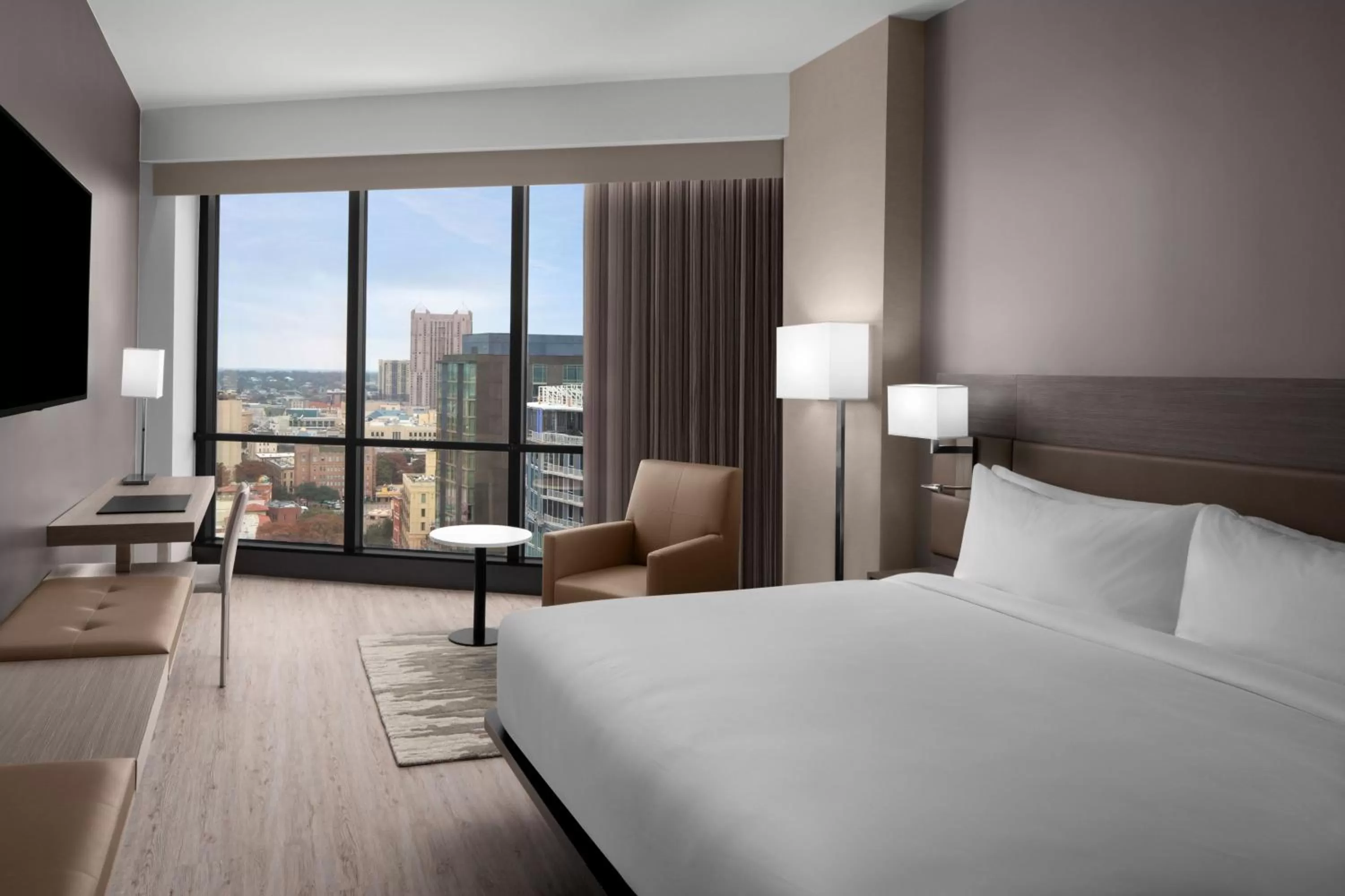 King Room with City View - Hearing Accessible in AC Hotel by Marriott San Antonio Riverwalk