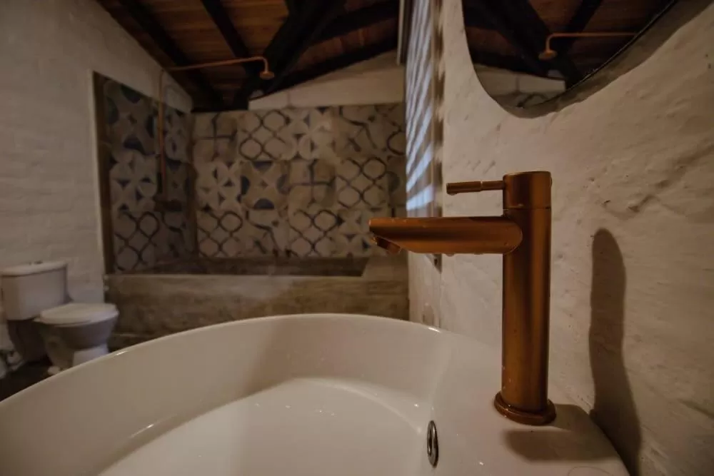 Bathroom in Rústic Hotel Quinta La Aurora