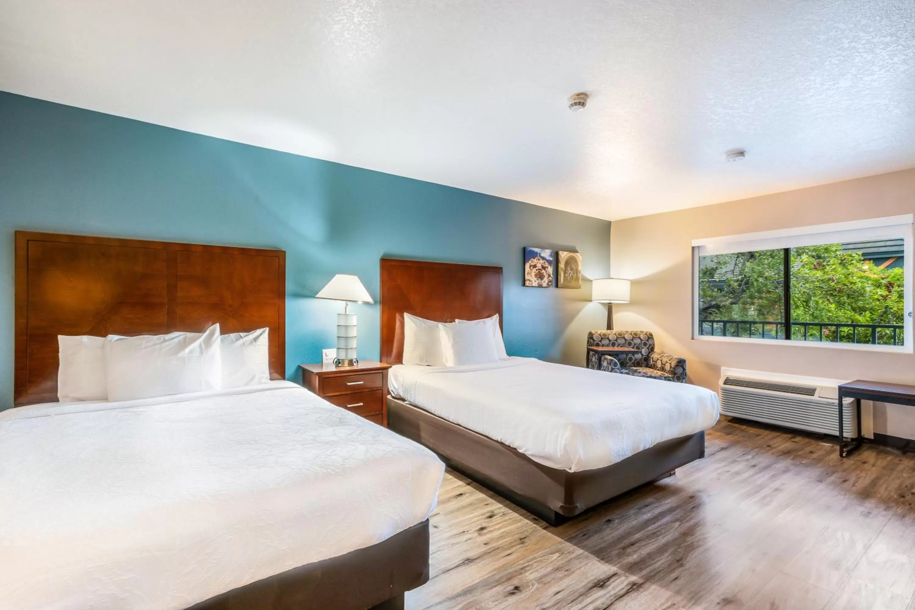 Bed in Hotel Hacienda at Ontario Ranch