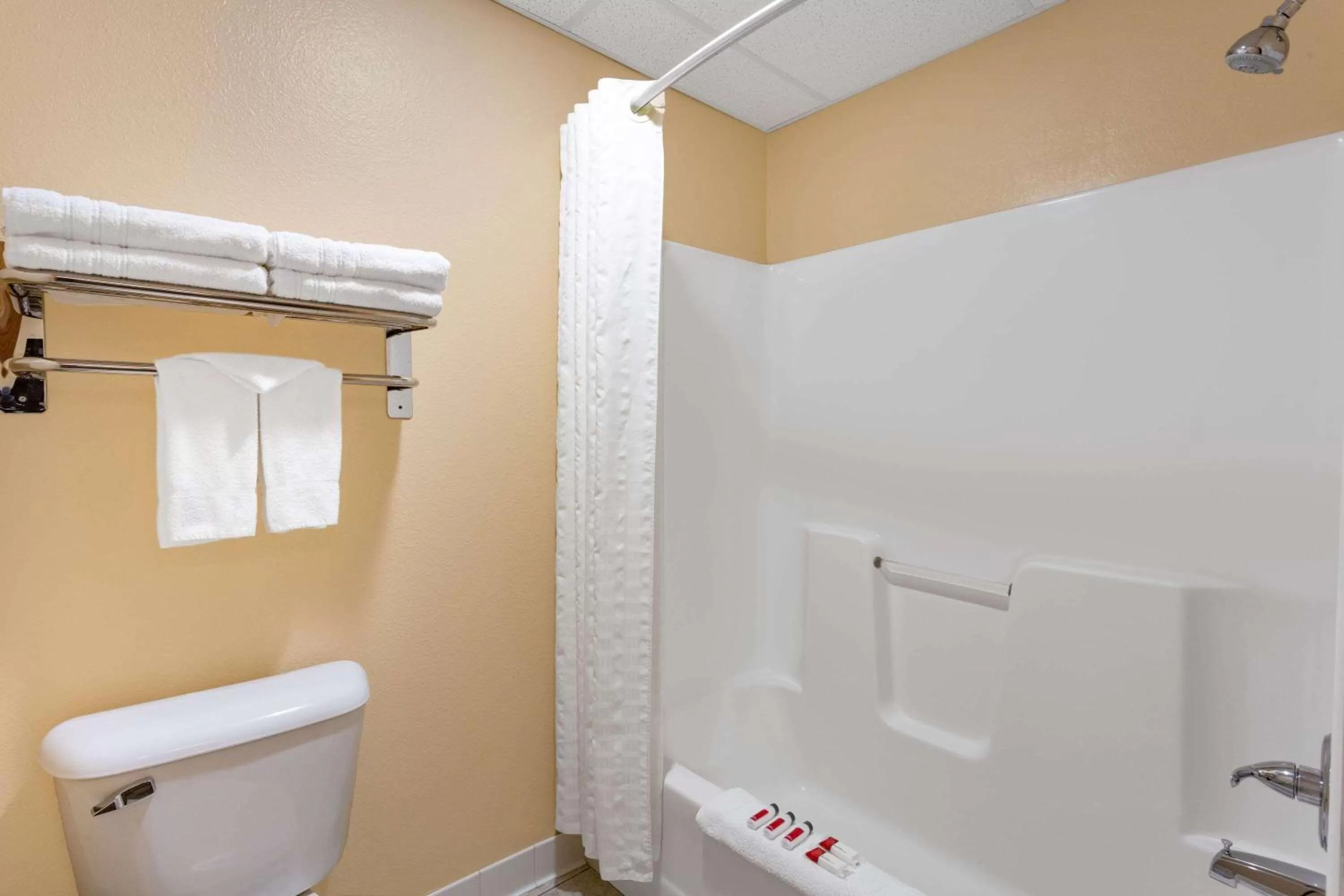 Bathroom in Super 8 by Wyndham Fort Dodge IA