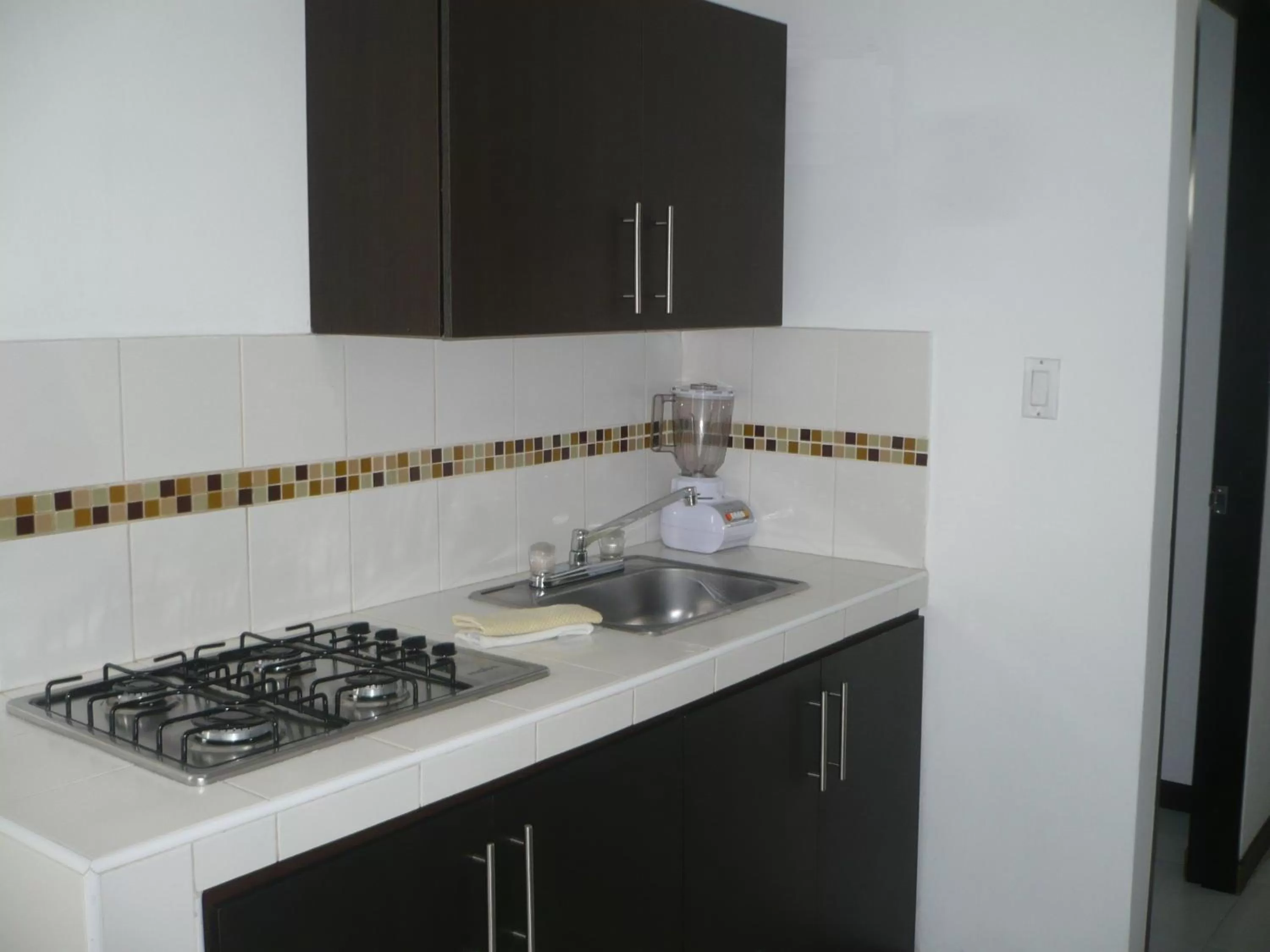 Kitchen or kitchenette in Apartasuites San Marcos