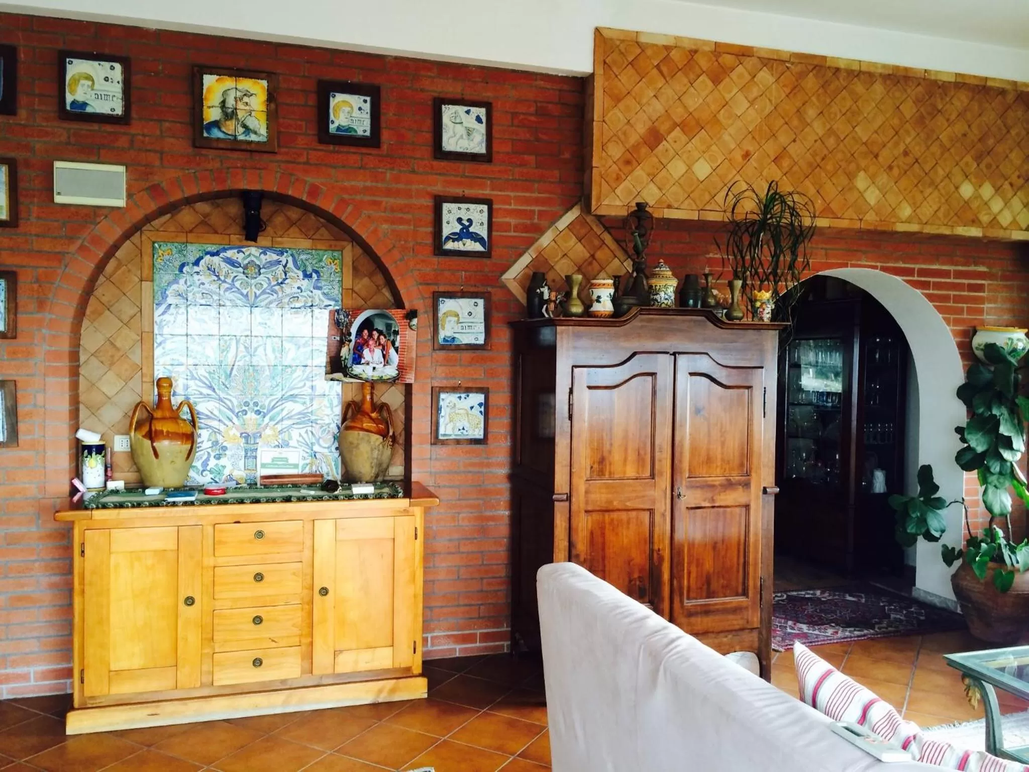 Decorative detail in B&B Martina