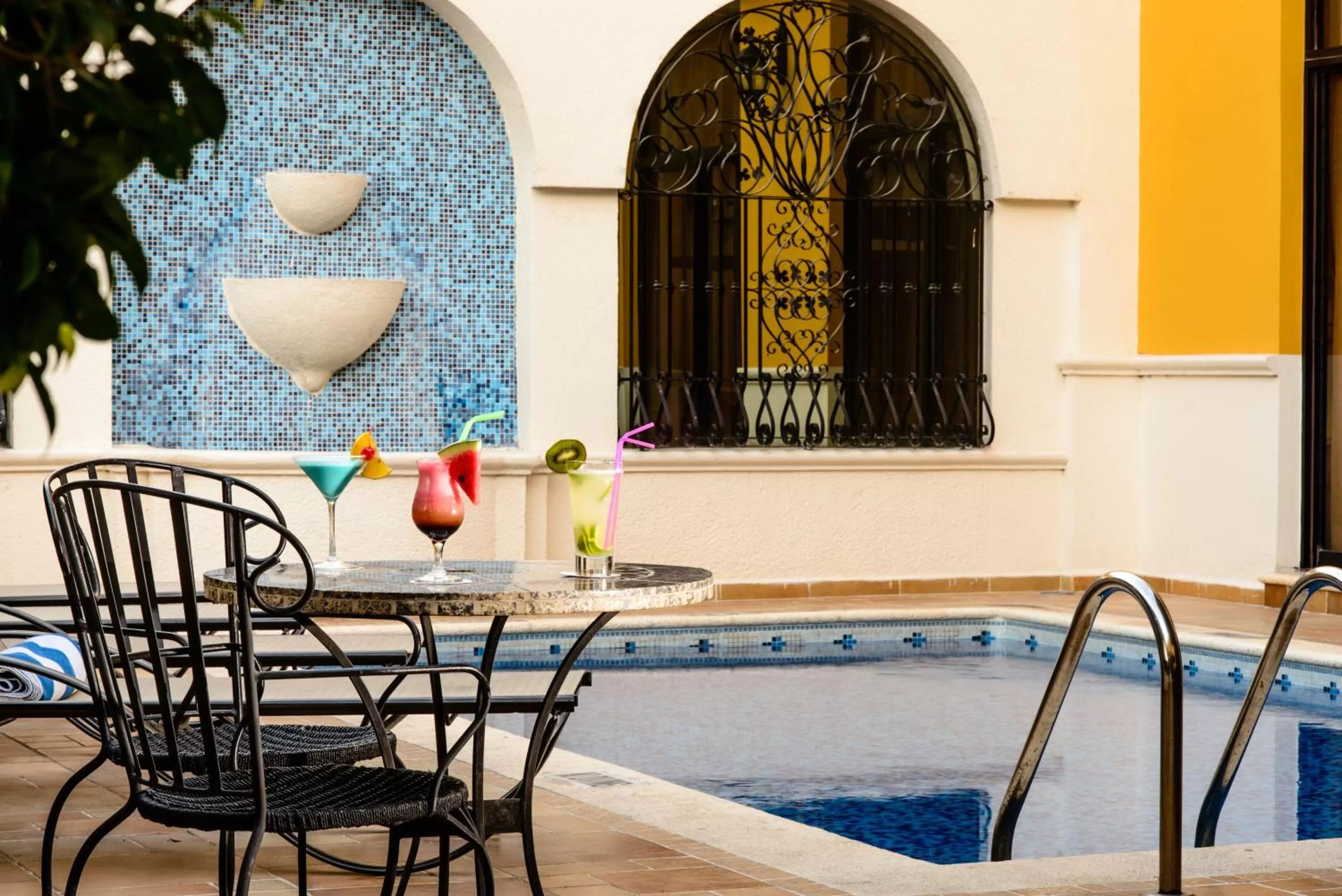 Patio in Hotel Plaza Campeche