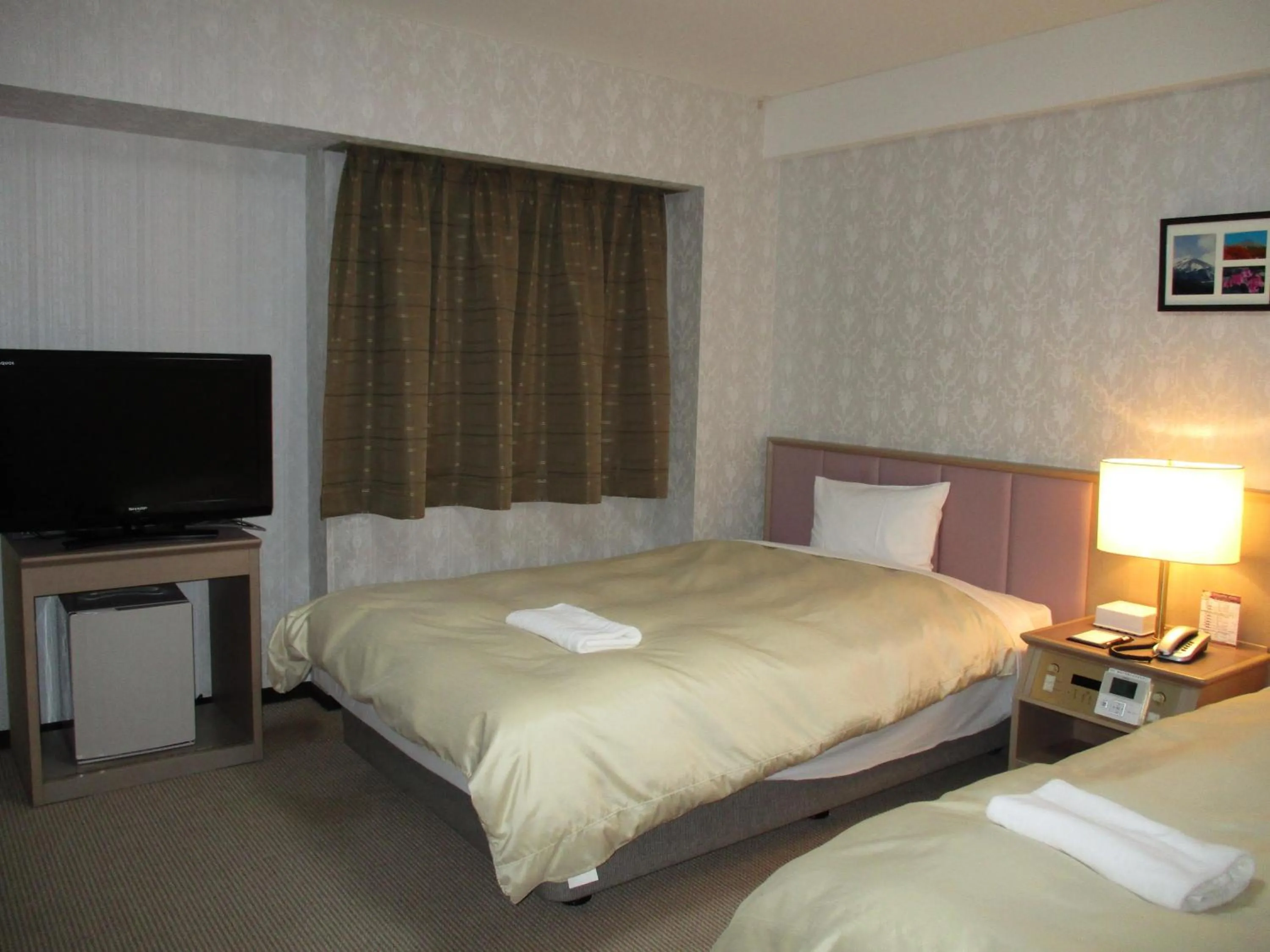 Bed in Hotel Fukushima Hills