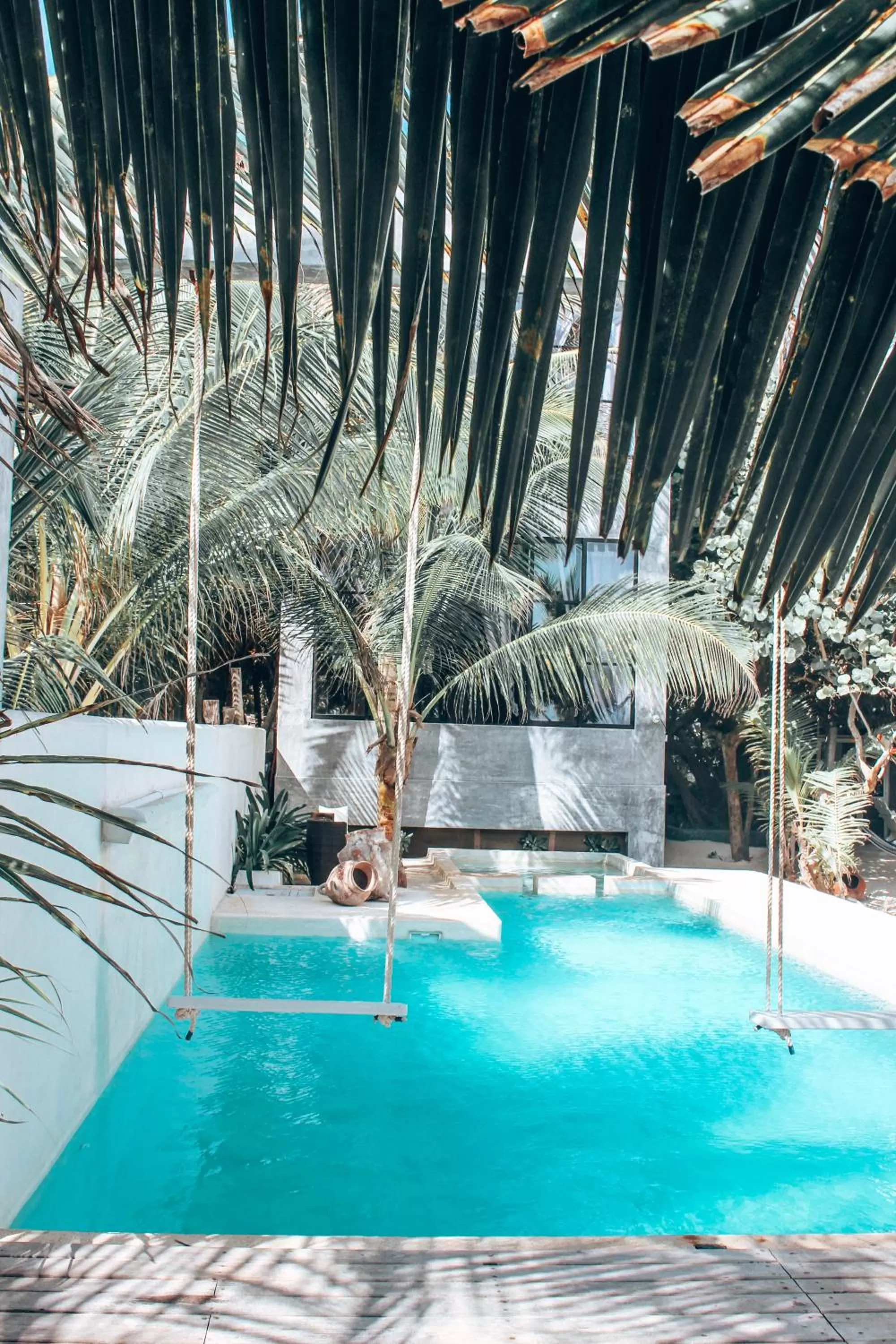 Swimming Pool in Posada Lamar Tulum Beach Front and Pool
