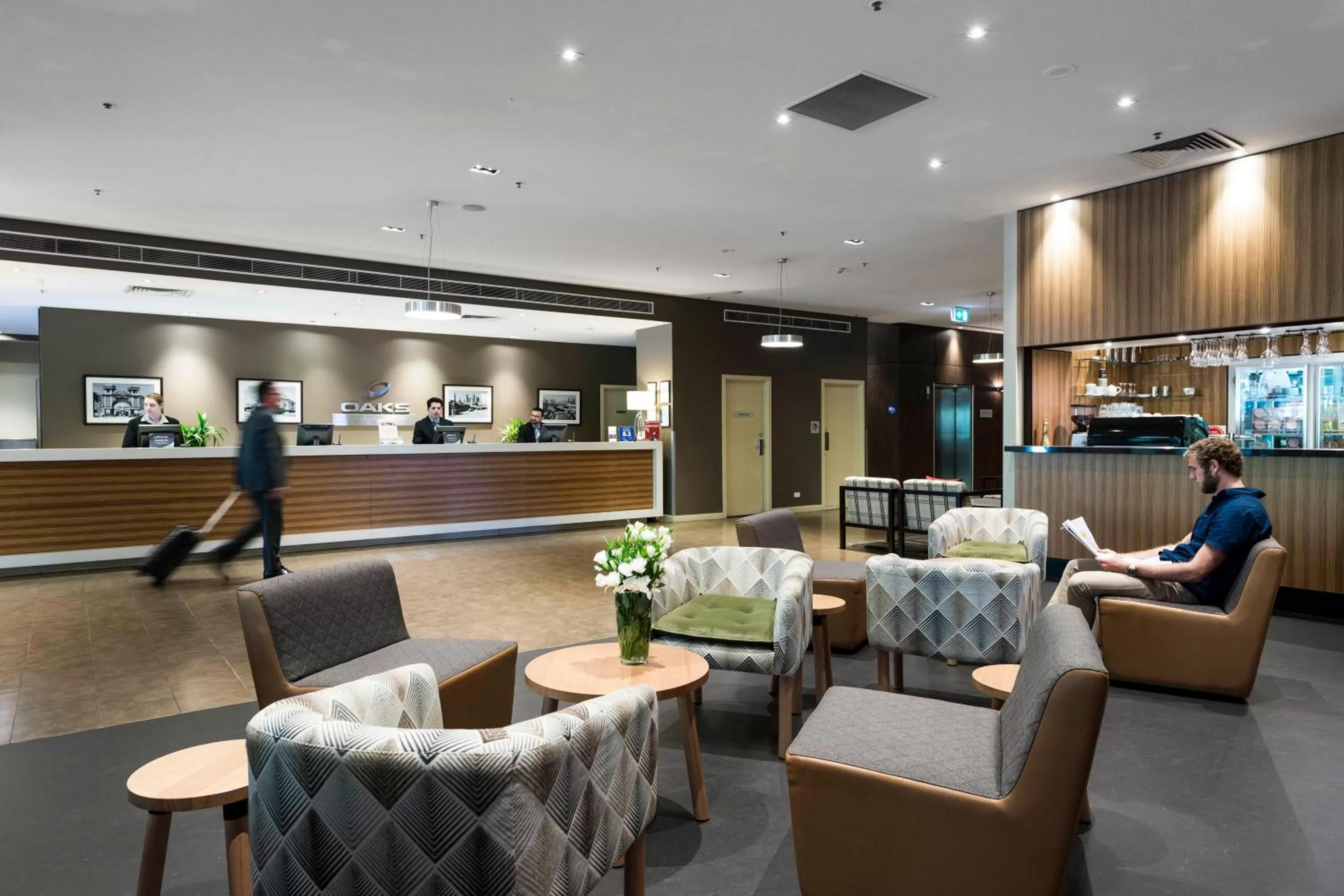 Lobby or reception in Oaks Melbourne on Market Hotel