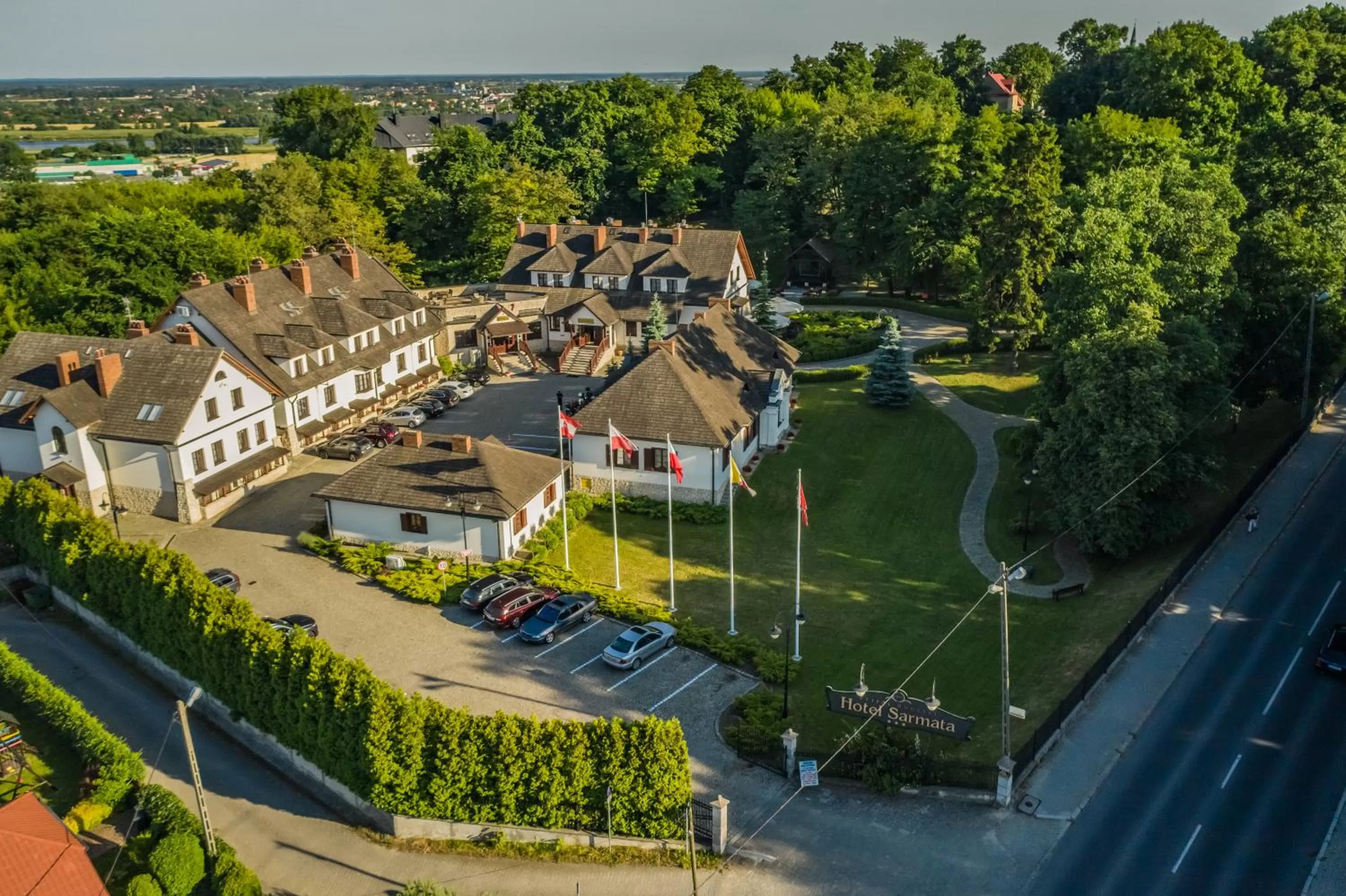 Bird's eye view in Hotel Sarmata Zespół Dworski