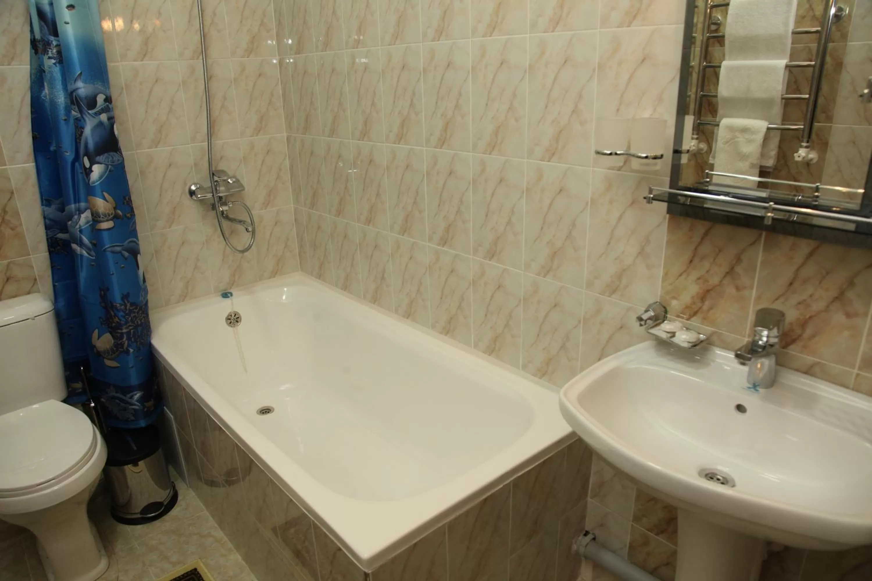 Shower, Bathroom in Hotel Vardonze