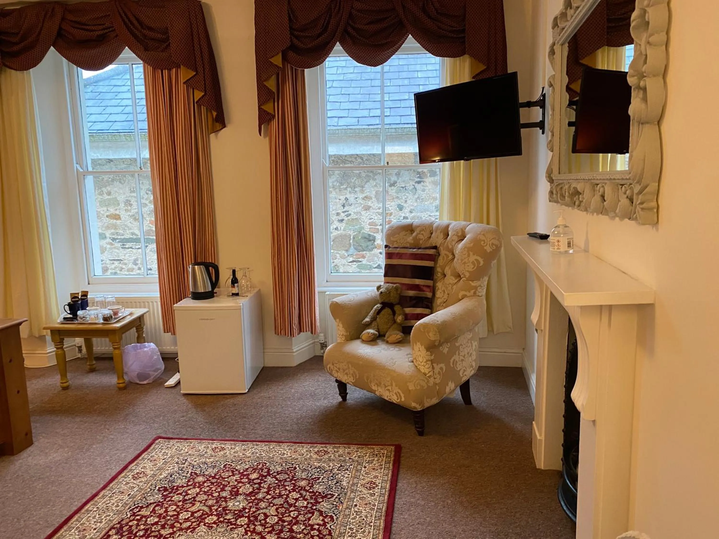 Seating area in Station House, Dartmoor and Coast located, Village centre Hotel